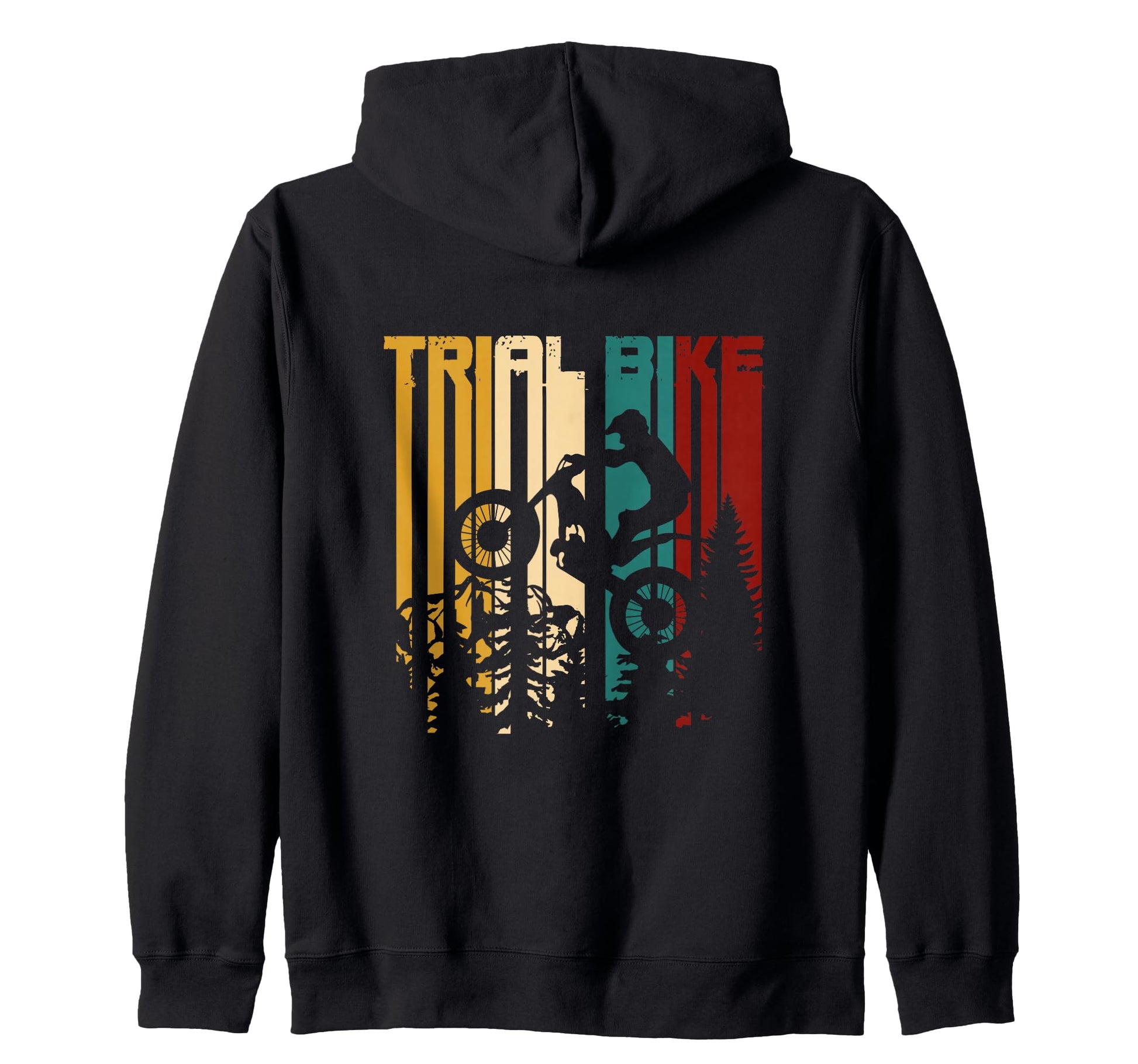 Dirt Bike Trial Motorbike Hoodie - Fun Novelty Design for Adults - T-Shirt, Sweatshirt, Hoodie