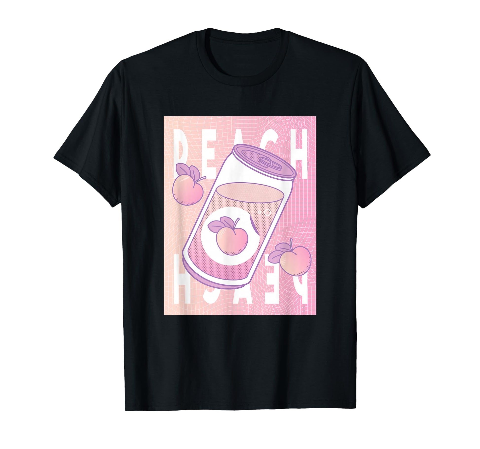 Peach Soda Can Aesthetic Sunset T-Shirt - Aesthetic Graphic Unisex - T-Shirt, Sweatshirt, Hoodie