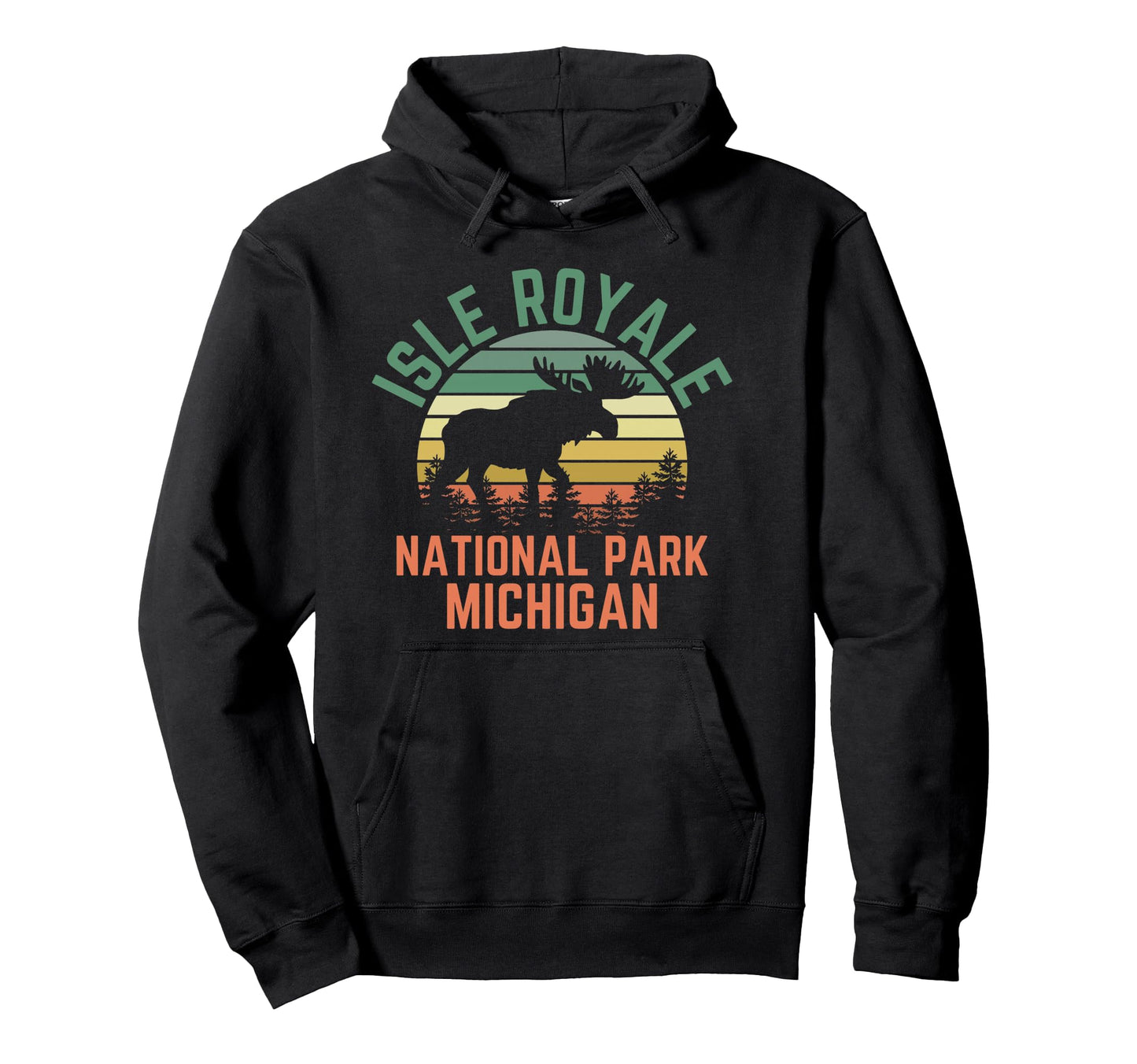 Isle Royale National Park Michigan Sweatshirt - Fun Novelty Design Unisex - T-Shirt, Sweatshirt, Hoodie