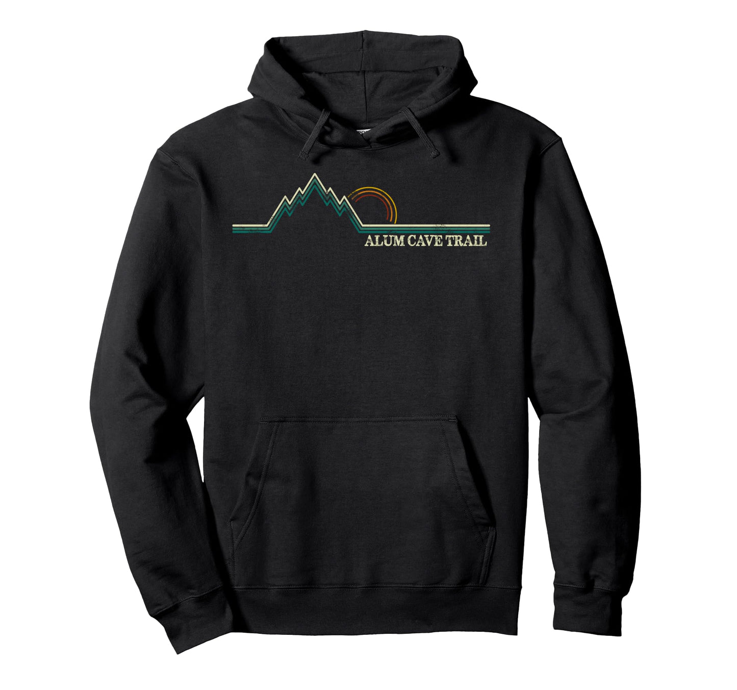 Alum Cave Trail Great Smoky Hoodie - Casual Everyday Wear Men Women - T-Shirt, Sweatshirt, Hoodie