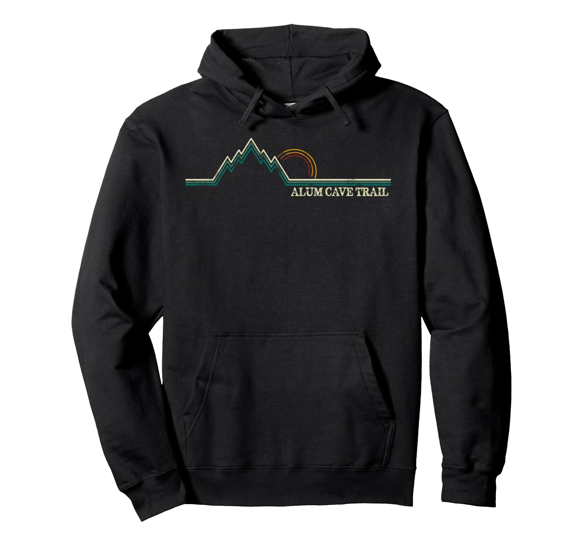 Alum Cave Trail Great Smoky Hoodie - Casual Everyday Wear Men Women - T-Shirt, Sweatshirt, Hoodie