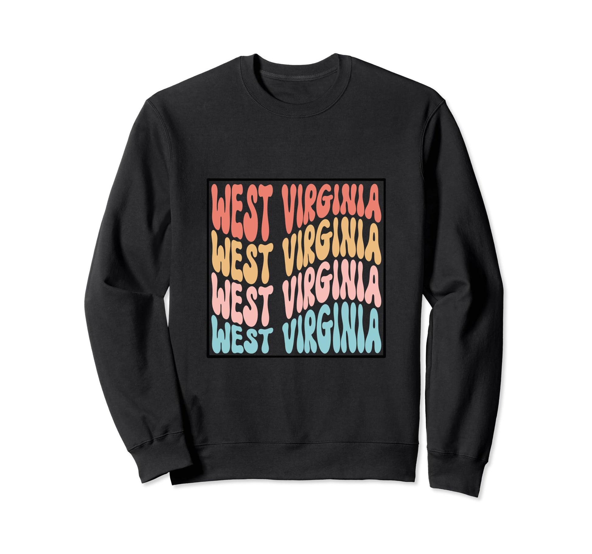 Stylish Trendy West Virginia Sweatshirt - Streetwear Style for Adults - T-Shirt, Sweatshirt, Hoodie