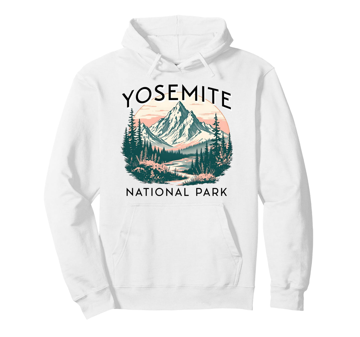 Yosemite National Park California Usa T-Shirt - Graphic Print Men Women - T-Shirt, Sweatshirt, Hoodie