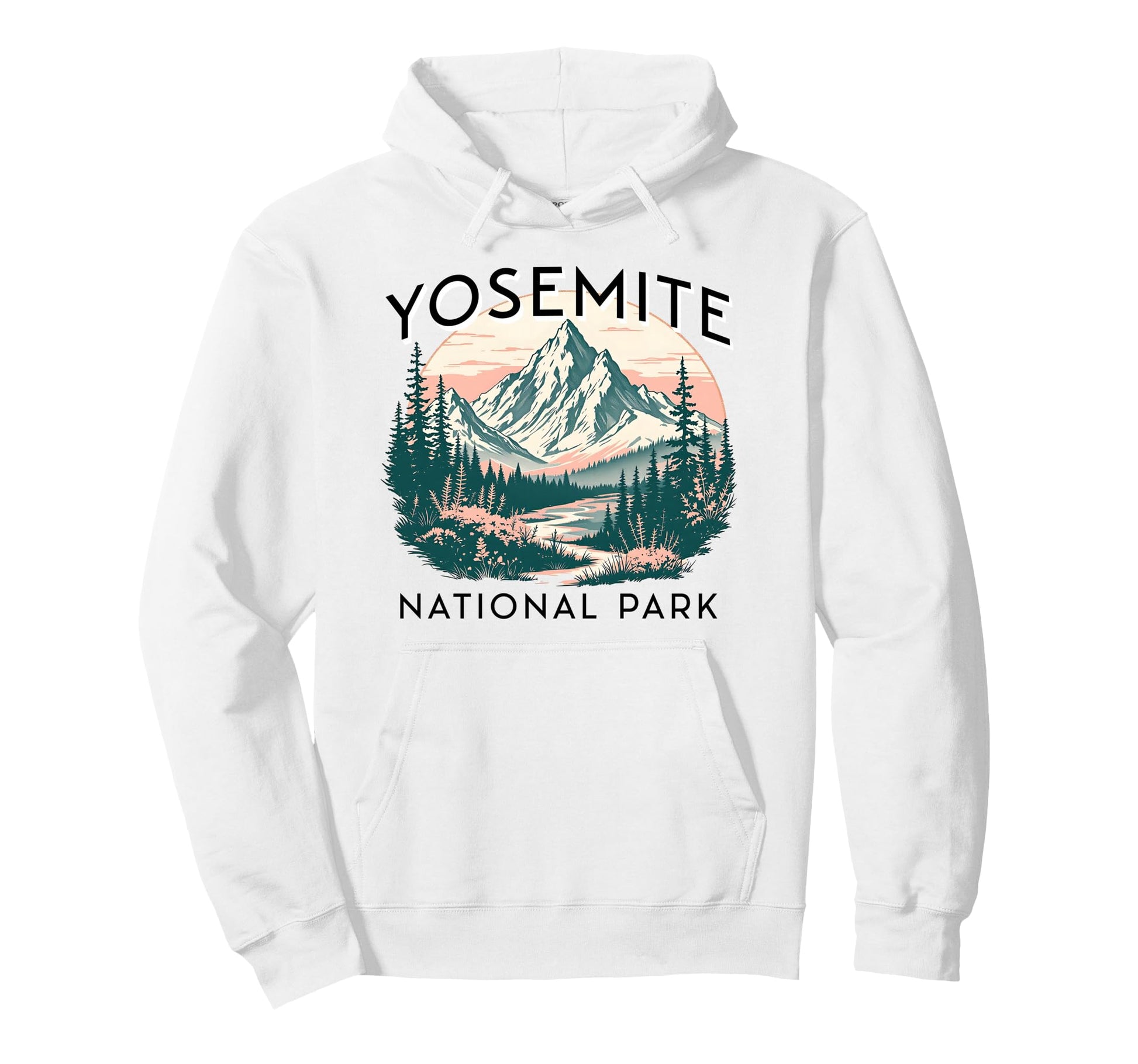 Yosemite National Park California Usa T-Shirt - Graphic Print Men Women - T-Shirt, Sweatshirt, Hoodie