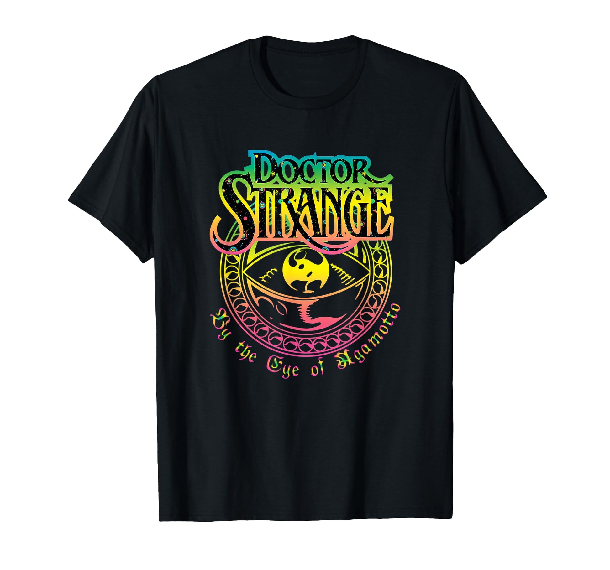 Marvel Comics Doctor Strange Rainbow T-Shirt - Fun Novelty Design Unisex - T-Shirt, Sweatshirt, Hoodie