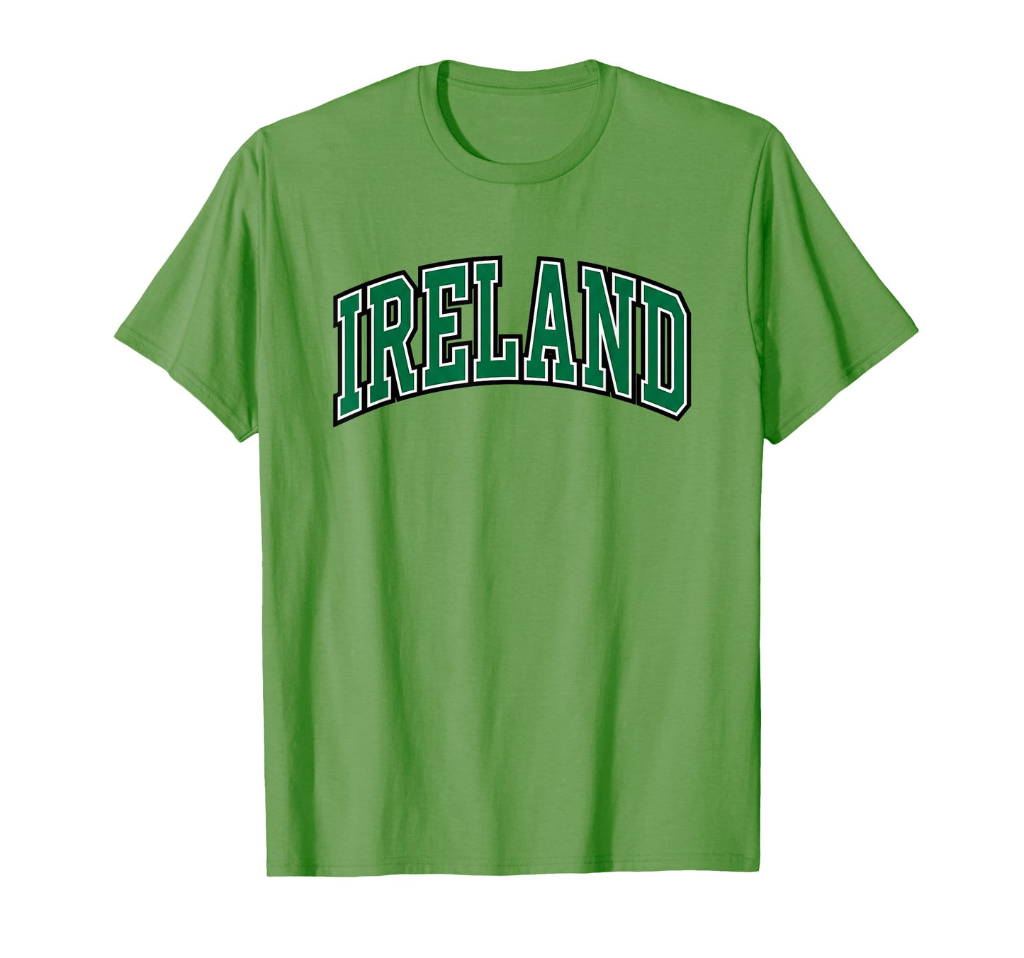 Ireland Flag Typography Souvenir T-Shirt - Custom Art Print for Adults - T-Shirt, Sweatshirt, Hoodie