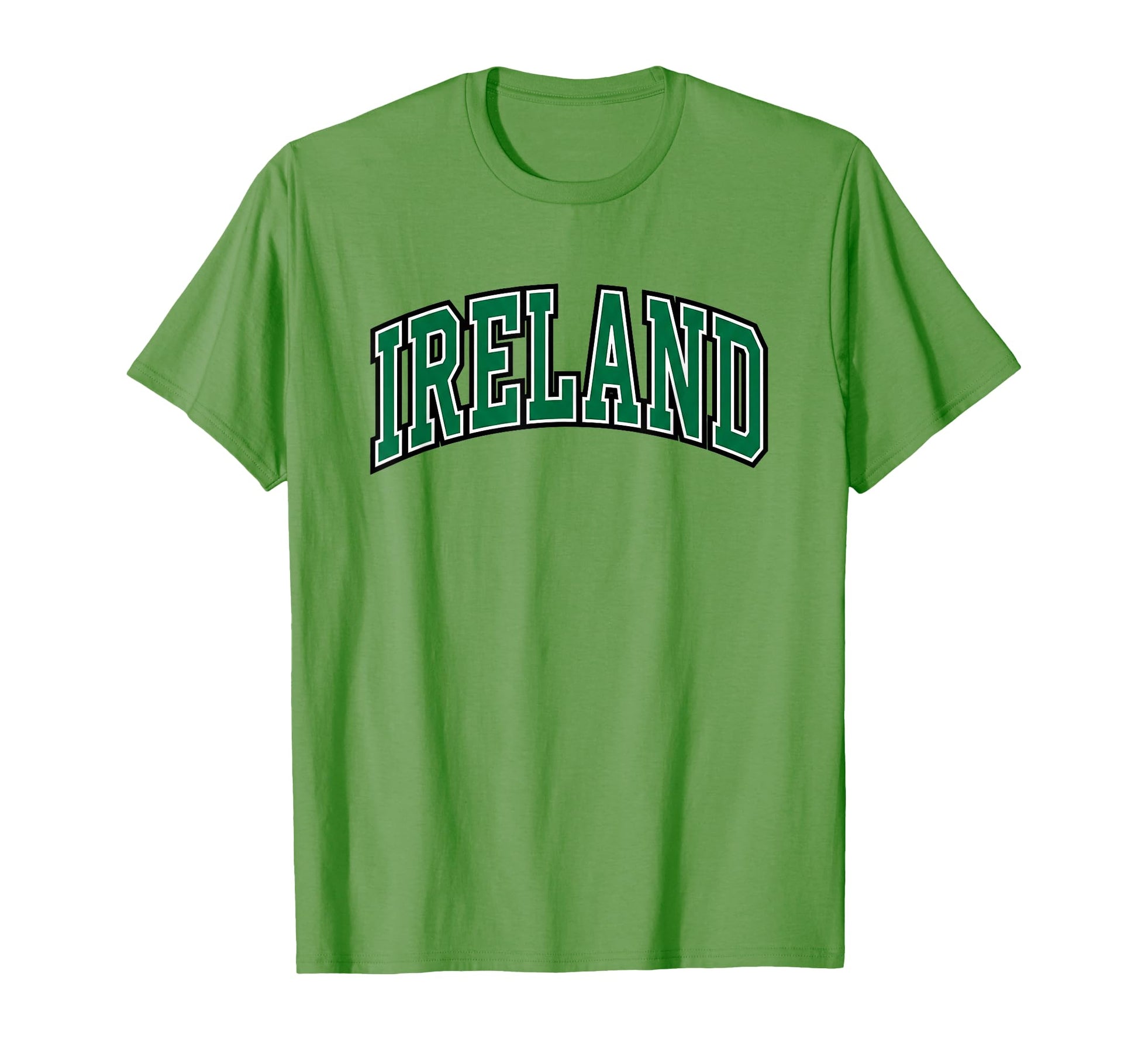 Ireland Flag Typography Souvenir T-Shirt - Custom Art Print for Adults - T-Shirt, Sweatshirt, Hoodie