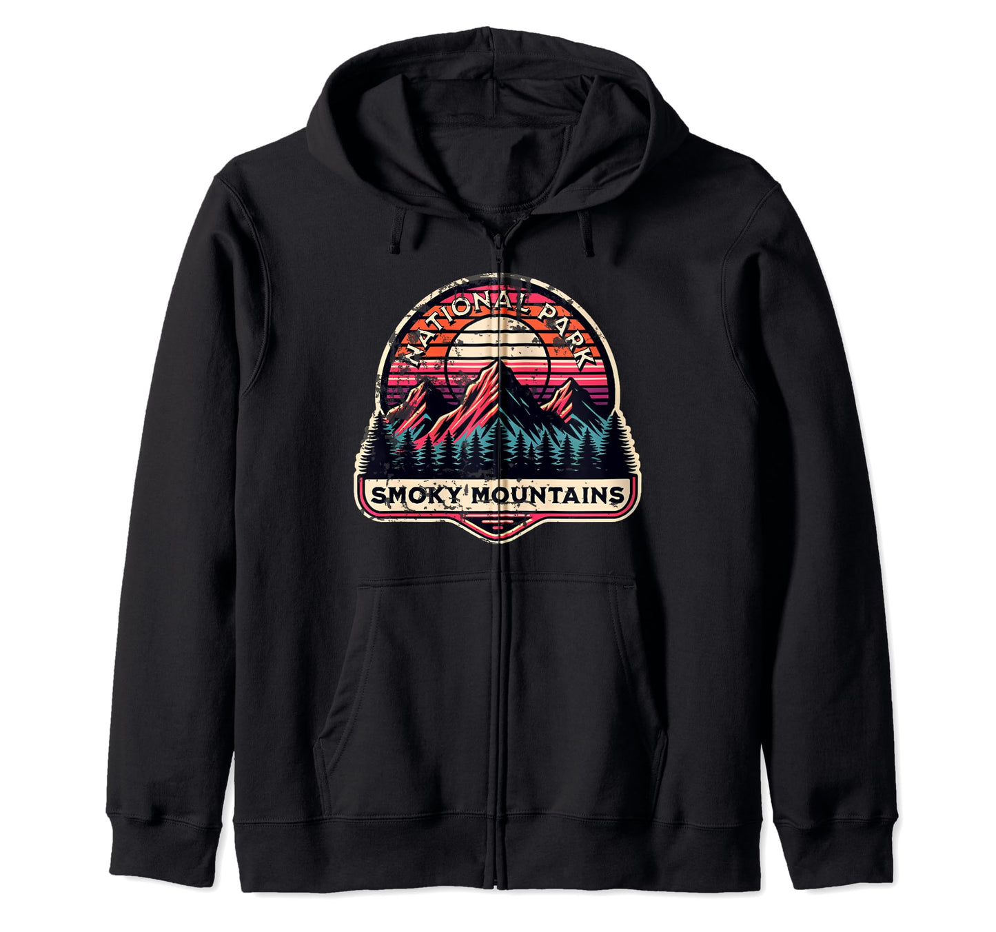 Great Smoky Mountains National Park Hoodie - Fun Novelty Design for Adults - T-Shirt, Sweatshirt, Hoodie