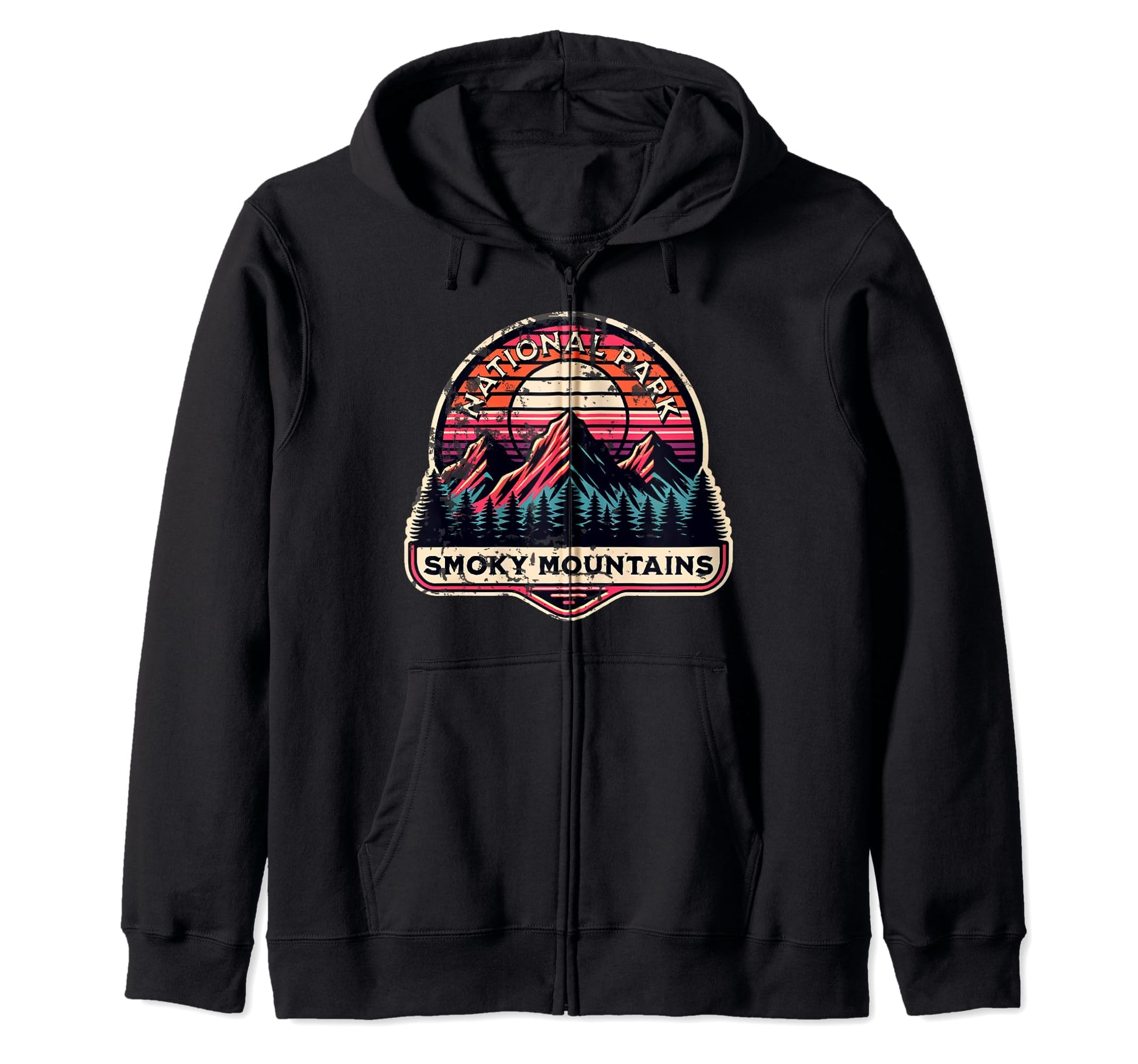 Great Smoky Mountains National Park Hoodie - Fun Novelty Design for Adults - T-Shirt, Sweatshirt, Hoodie