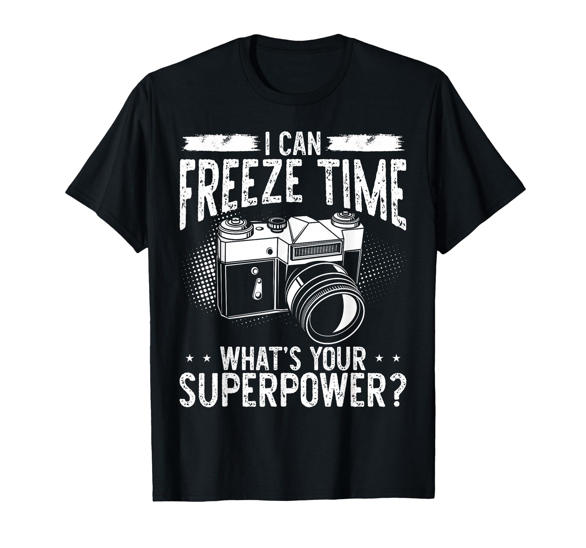 Photo Camera Photographer Flash People T-Shirt - Graphic Print Men Women - T-Shirt, Sweatshirt, Hoodie