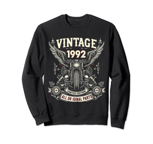 1992 Born 1992 32Th Birthday Sweatshirt - Minimalist Print Men Women - T-Shirt, Sweatshirt, Hoodie