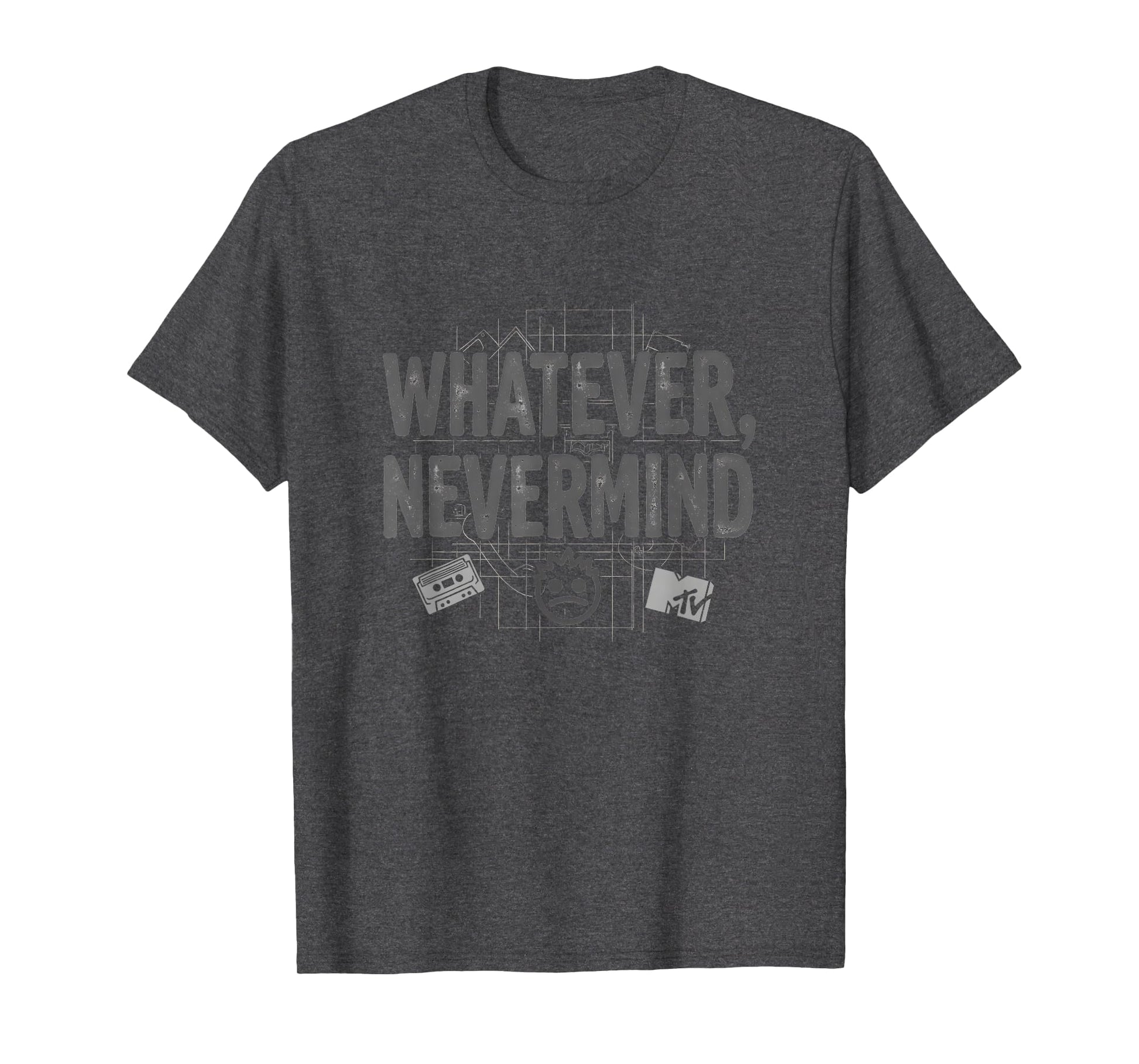 Whatever Nevermind Gen X T-Shirt - Casual Everyday Wear Men Women - T-Shirt, Sweatshirt, Hoodie