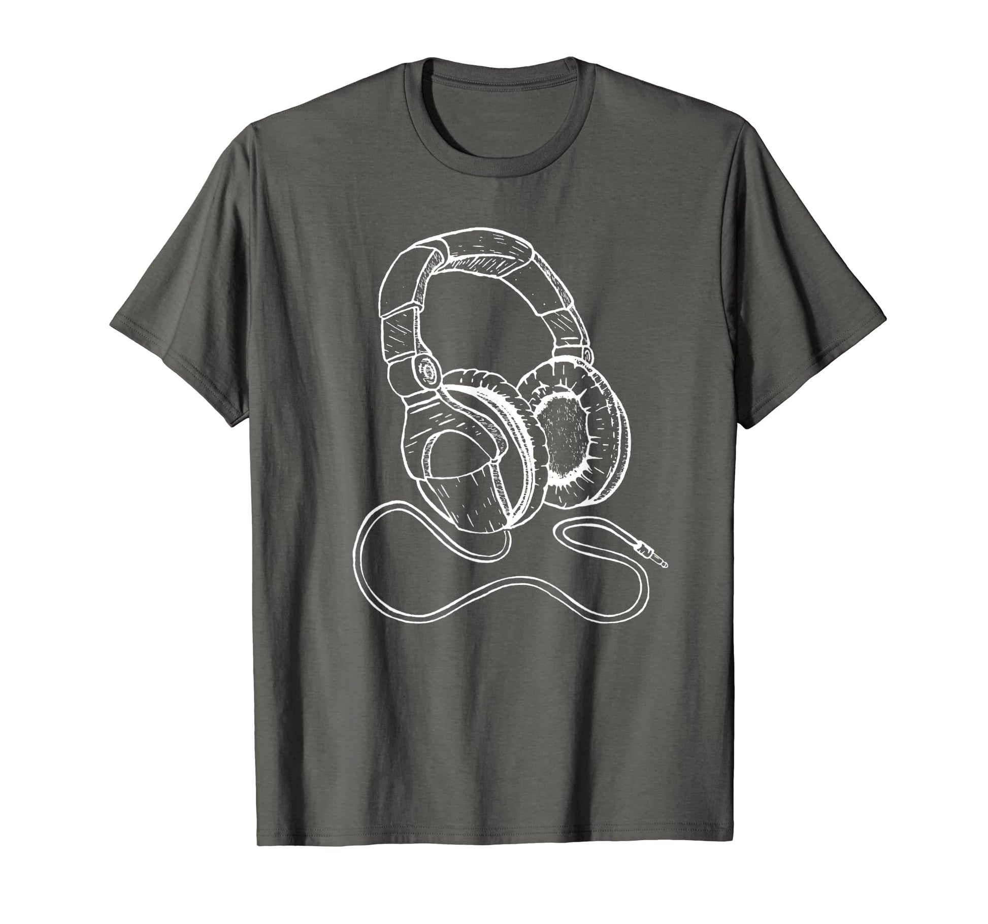 Hip Hop Over Ear Headphones Old School T-Shirt - Unique Graphic for Adults - T-Shirt, Sweatshirt, Hoodie