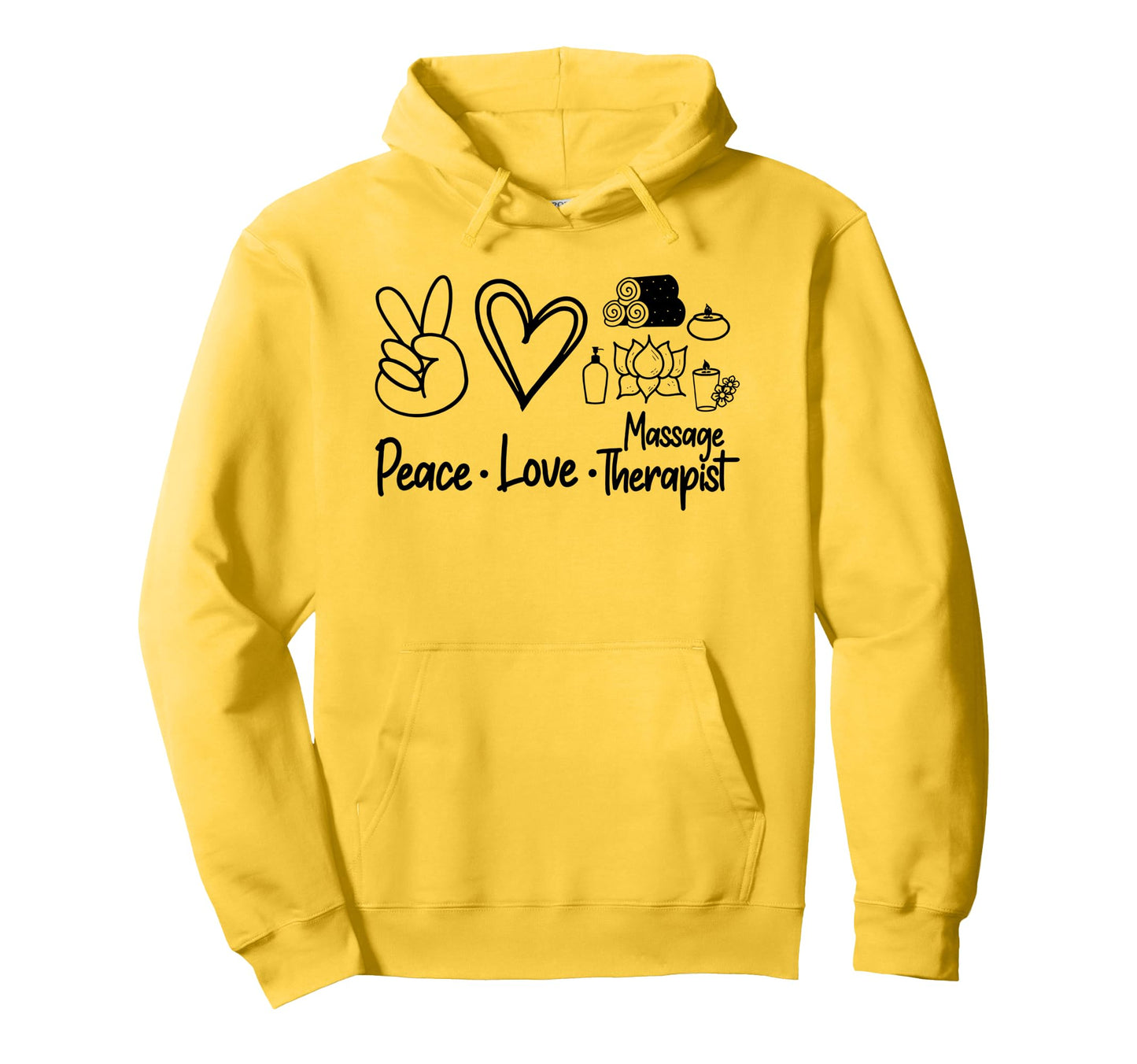 Peace Love And Kindness Inspirational Hoodie - Minimalist Print Unisex - T-Shirt, Sweatshirt, Hoodie
