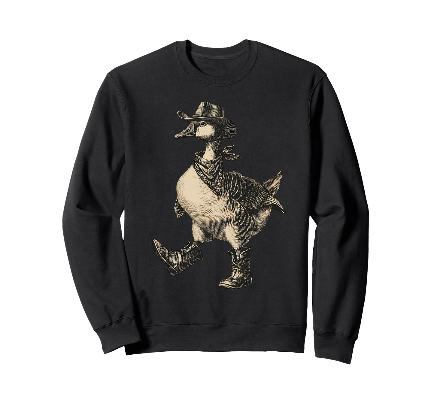 Goose Cowboy Rodeo Cowgirl Sweatshirt - Aesthetic Graphic for Adults - T-Shirt, Sweatshirt, Hoodie