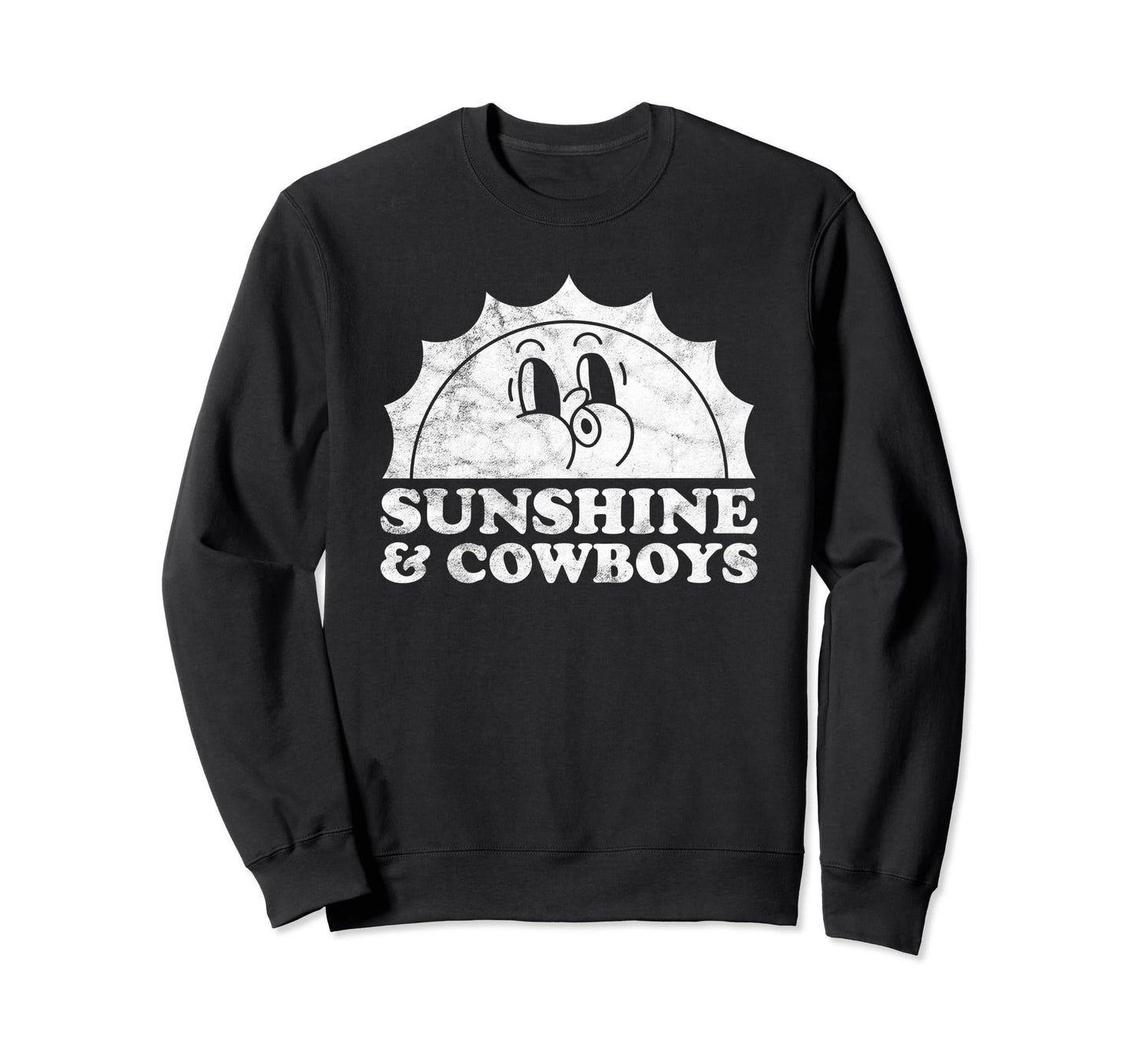 Sunshine And Cowboys Sun Cowboy Sweatshirt - Unique Graphic Men Women - T-Shirt, Sweatshirt, Hoodie