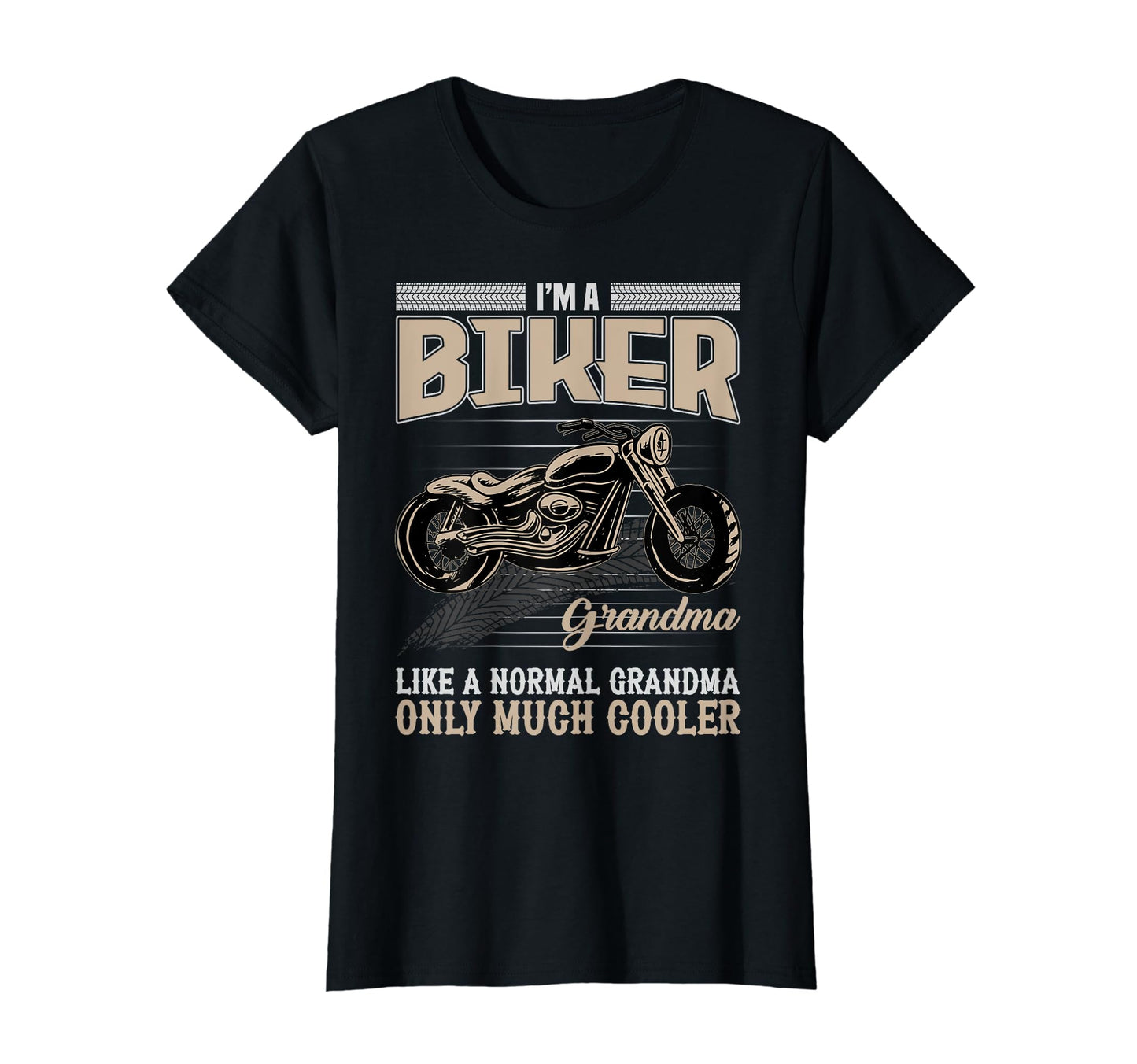 Biker Grandma Funny Biker Motorcycle T-Shirt - Graphic Print Men Women - T-Shirt, Sweatshirt, Hoodie
