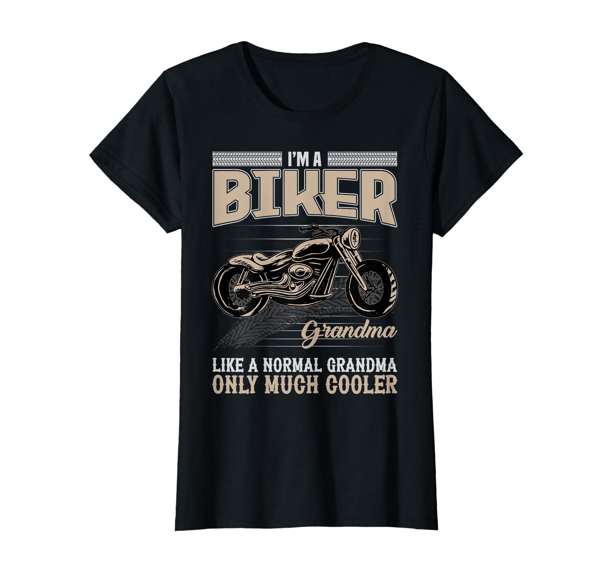 Biker Grandma Funny Biker Motorcycle T-Shirt - Graphic Print Men Women - T-Shirt, Sweatshirt, Hoodie