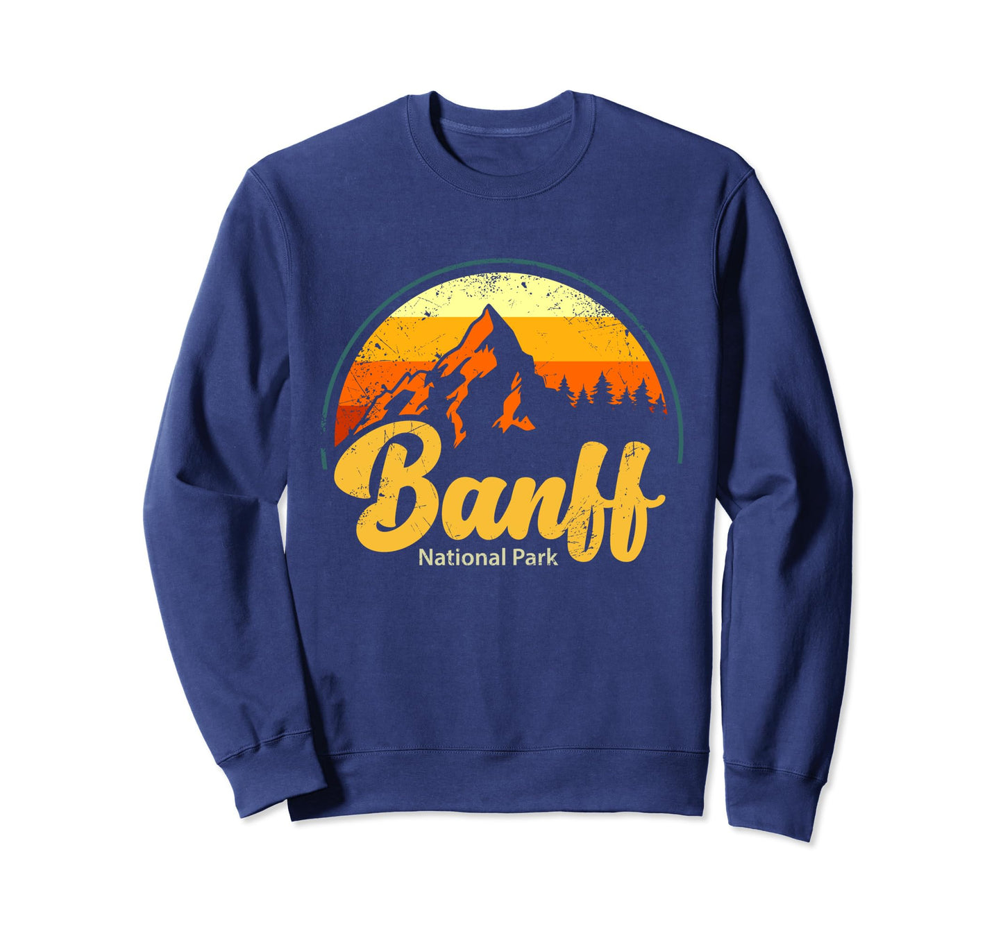 Banff Canadian National Park Souvenir Sweatshirt - Unique Graphic Unisex - T-Shirt, Sweatshirt, Hoodie