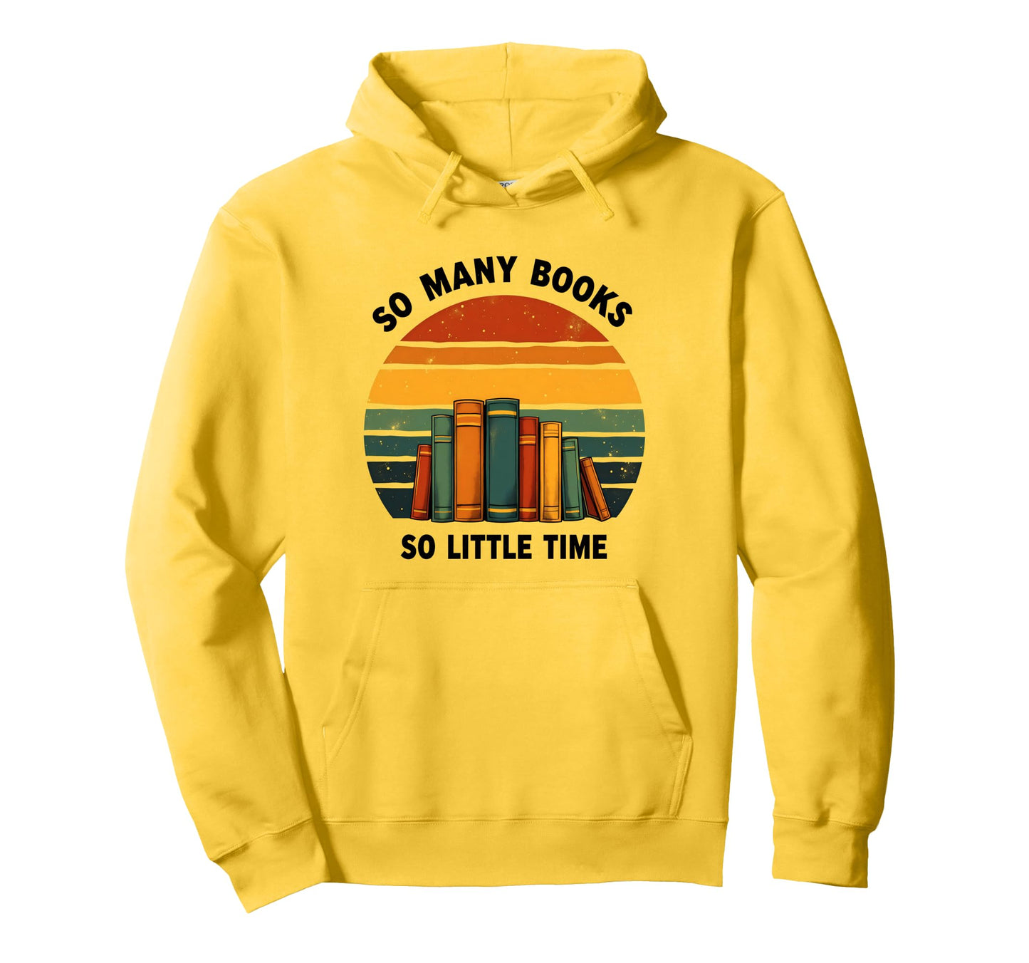 Bookish Rainbow Reading Theme Funny Hoodie - Casual Everyday Wear Men Women - T-Shirt, Sweatshirt, Hoodie