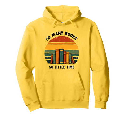 Bookish Rainbow Reading Theme Funny Hoodie - Casual Everyday Wear Men Women - T-Shirt, Sweatshirt, Hoodie
