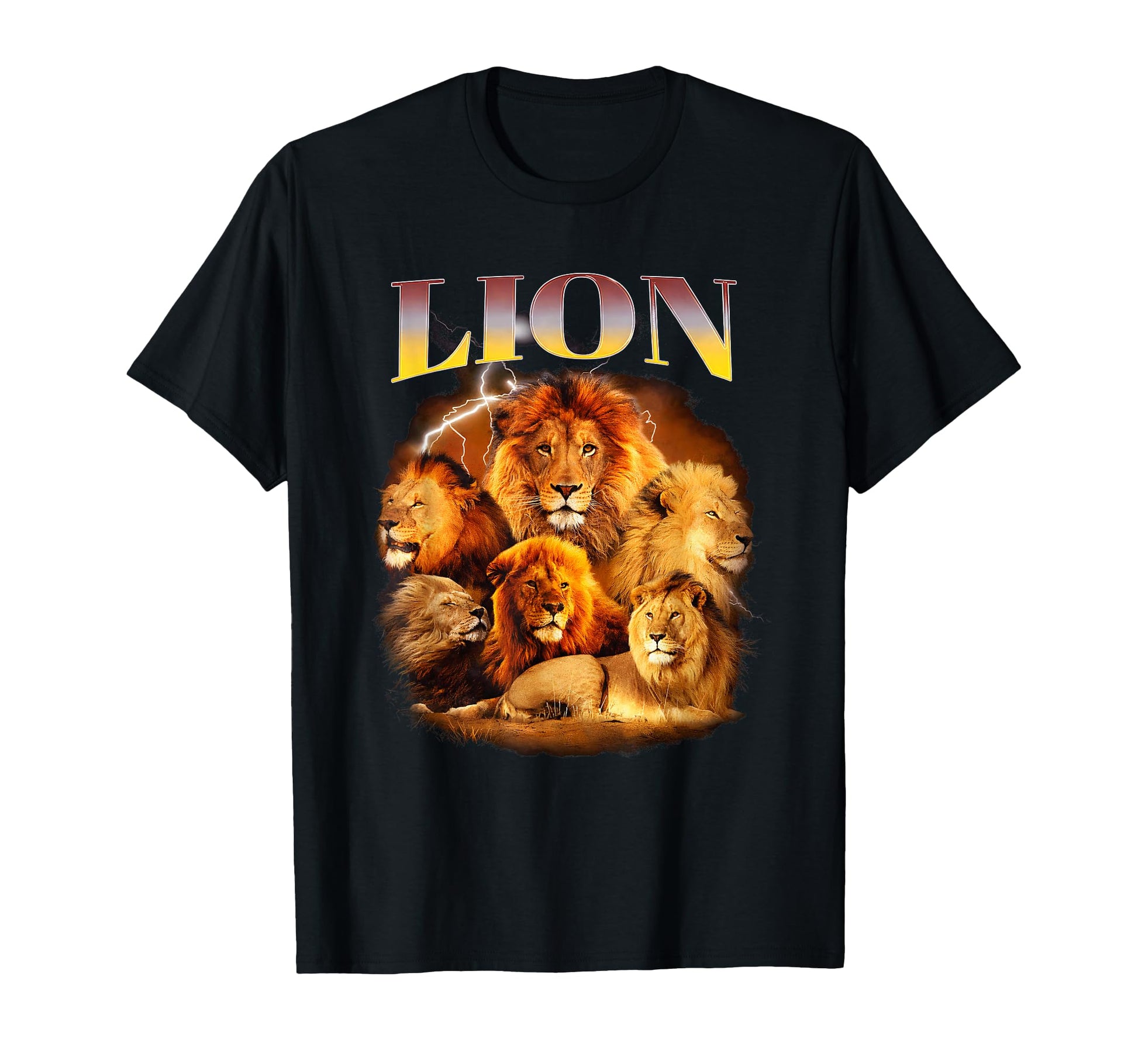 Lion Bootleg T-Shirt - Casual Everyday Wear for Adults - T-Shirt, Sweatshirt, Hoodie