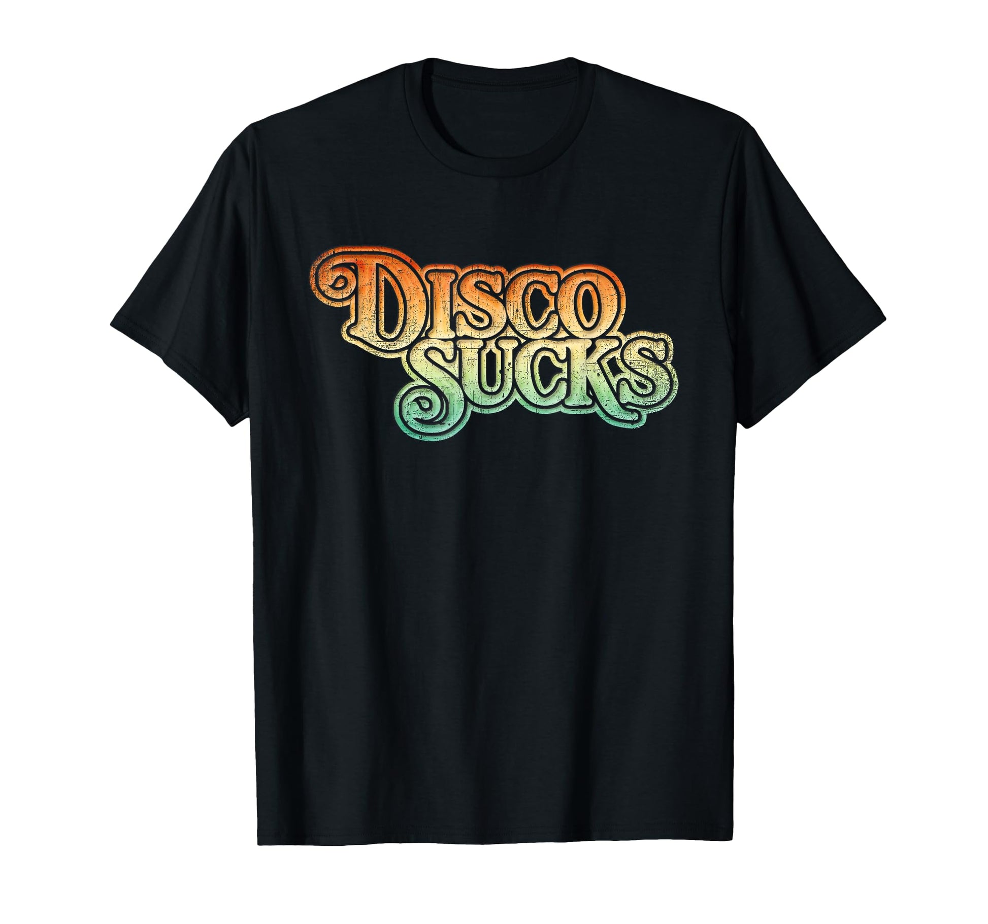 Disco Sucks 1970S Distressed Funny T-Shirt - Streetwear Style for Adults - T-Shirt, Sweatshirt, Hoodie