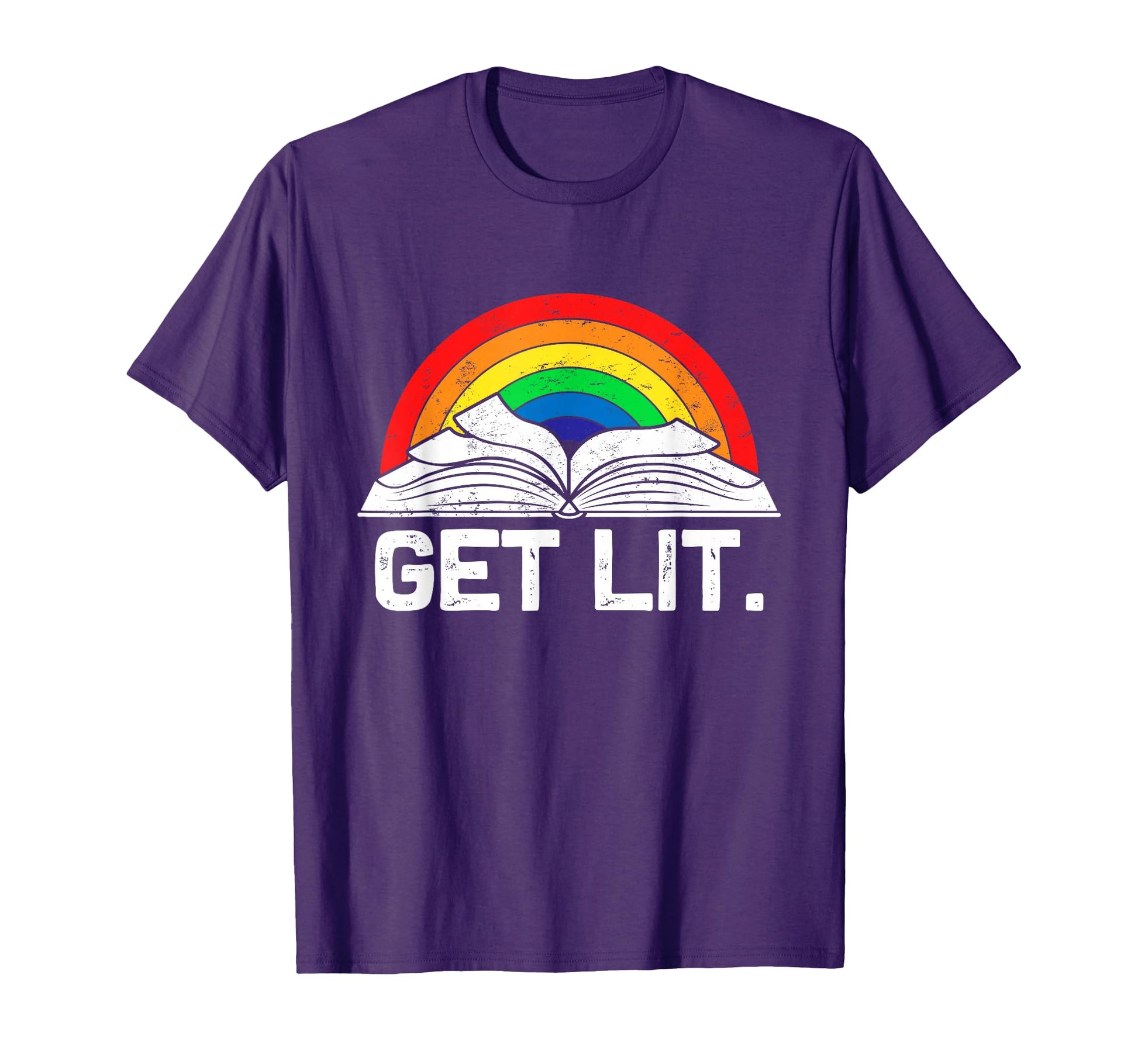 Get Lit Book Lover Reading Word T-Shirt - Casual Everyday Wear for Adults - T-Shirt, Sweatshirt, Hoodie