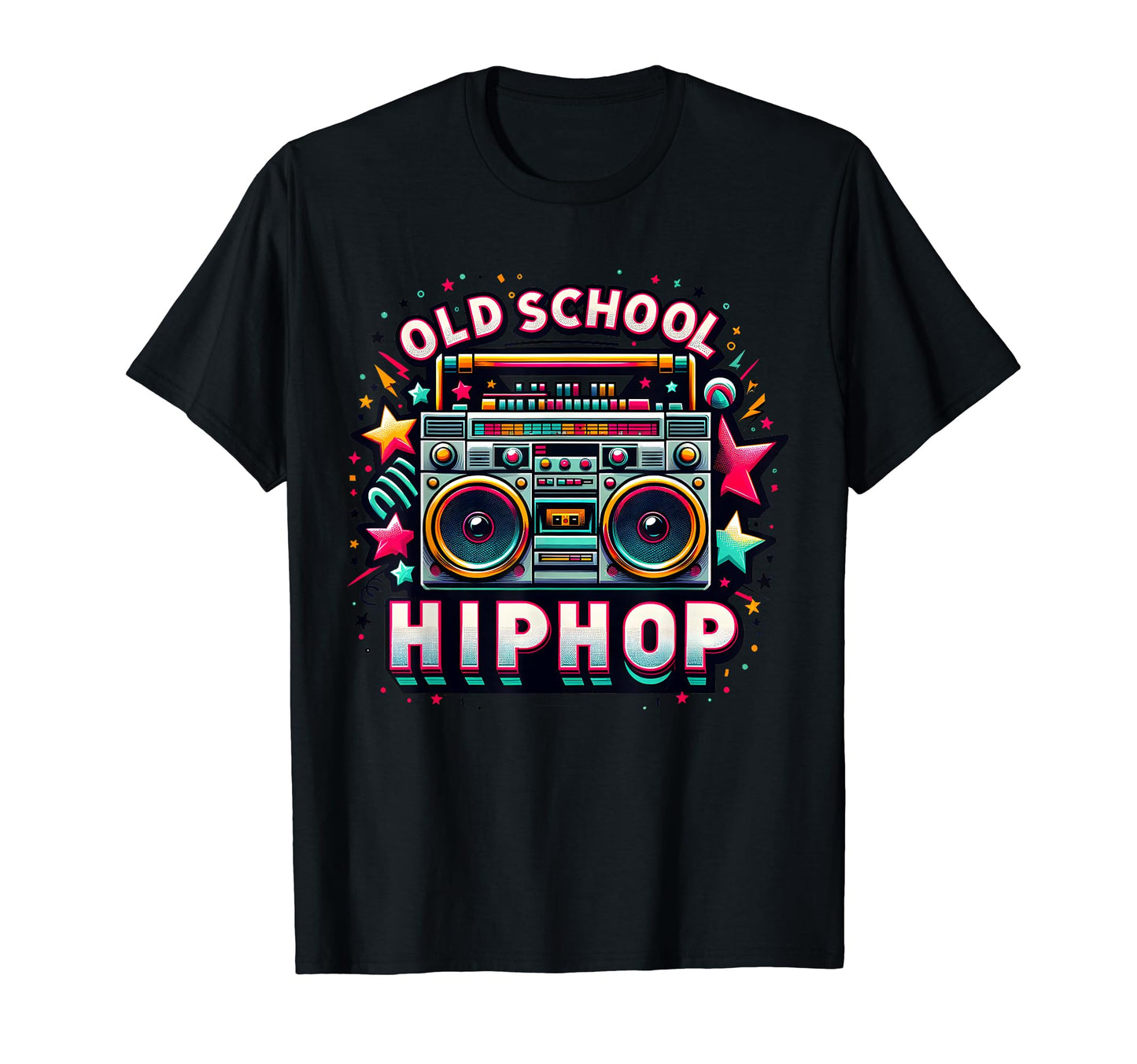 Oldschool Hip Hop 80S 90S Graffiti T-Shirt - Novelty Apparel for Adults - T-Shirt, Sweatshirt, Hoodie