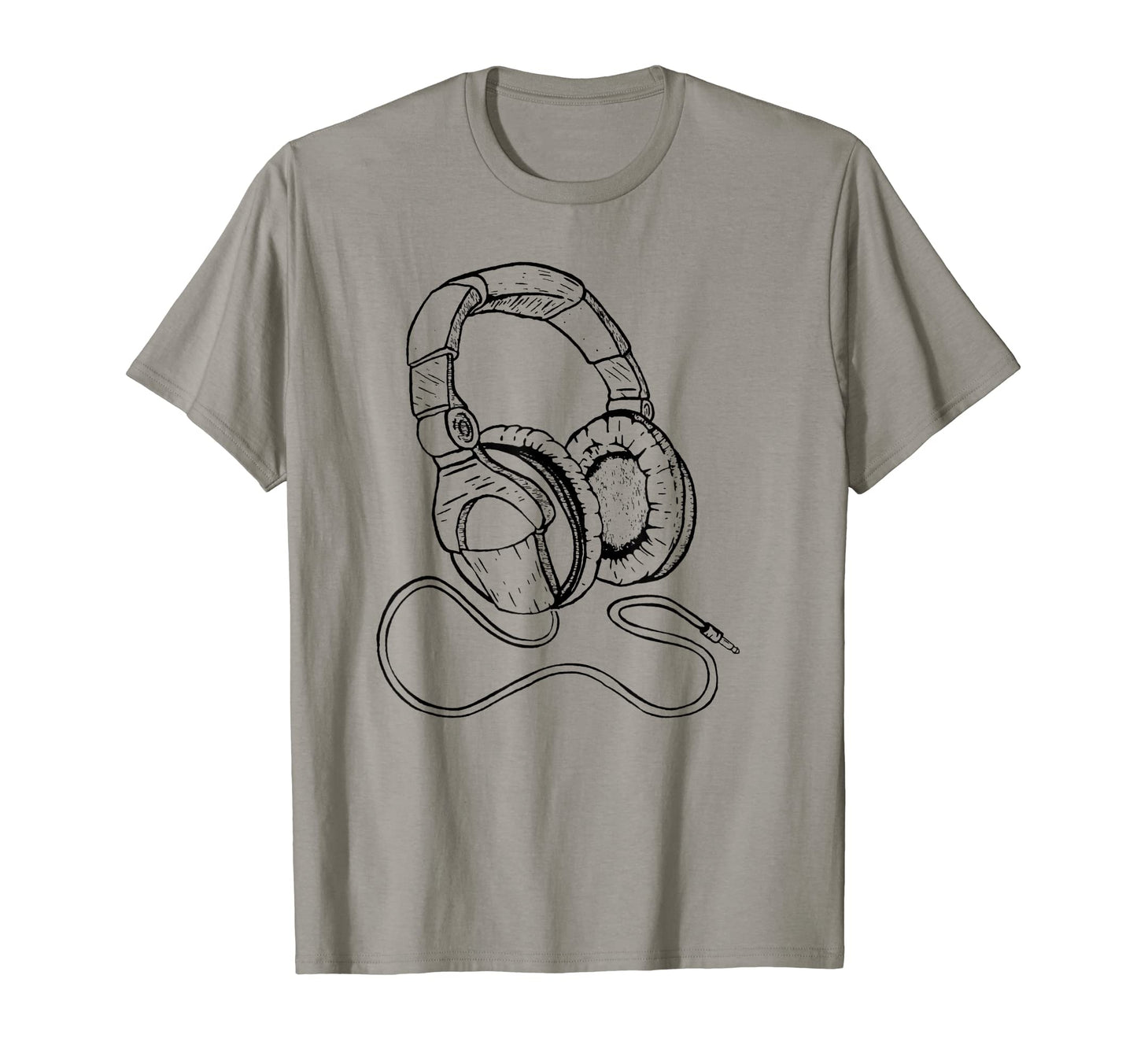Hip Hop Over Ear Headphones Old School T-Shirt - Custom Art Print Unisex - T-Shirt, Sweatshirt, Hoodie