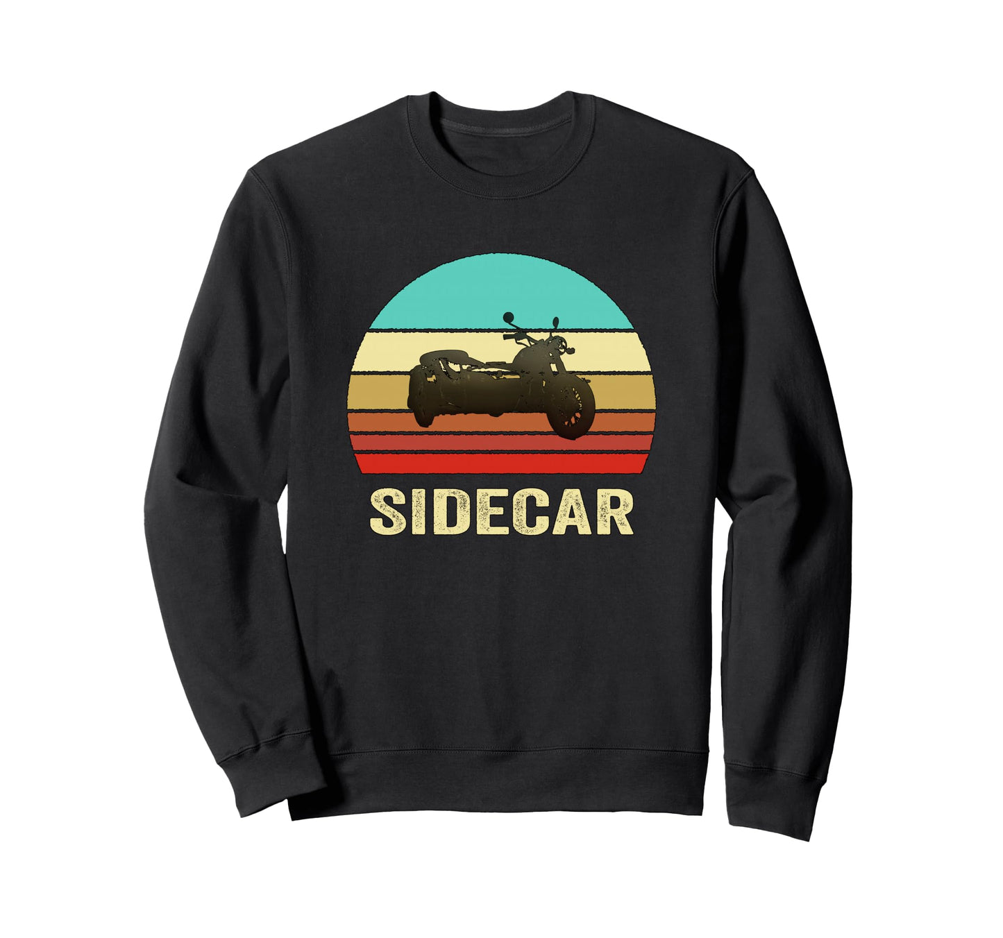 Sunset Sidecar Motorcycle Sweatshirt - Fun Novelty Design Unisex - T-Shirt, Sweatshirt, Hoodie