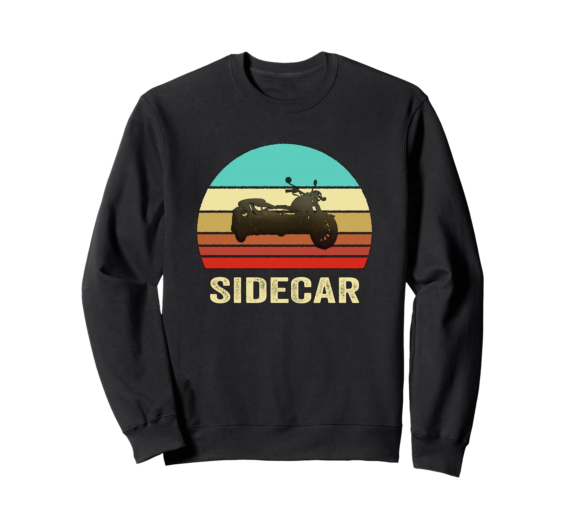 Sunset Sidecar Motorcycle Sweatshirt - Fun Novelty Design Unisex - T-Shirt, Sweatshirt, Hoodie