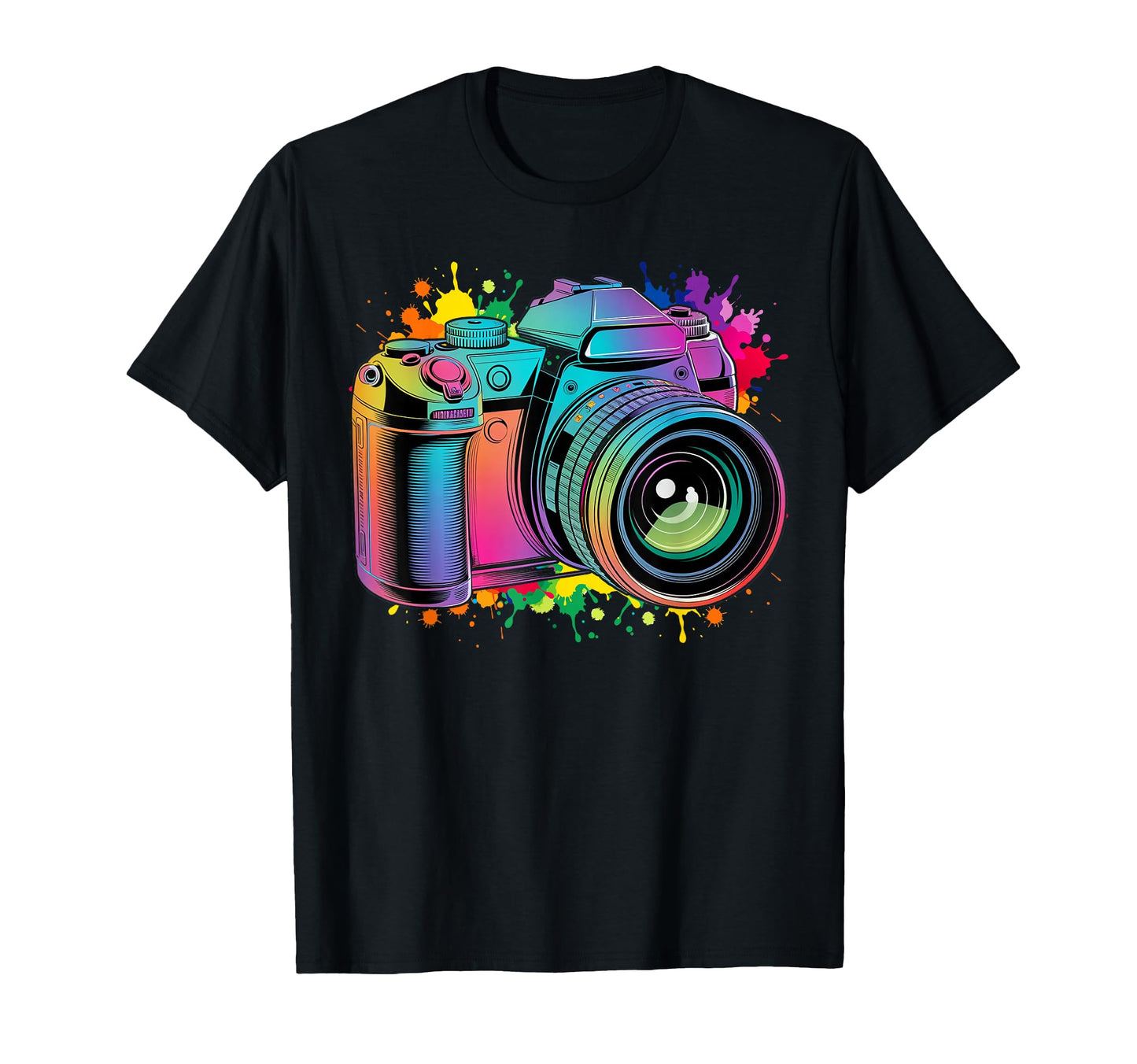 Photographer Camera Photography T-Shirt - Custom Art Print Men Women - T-Shirt, Sweatshirt, Hoodie