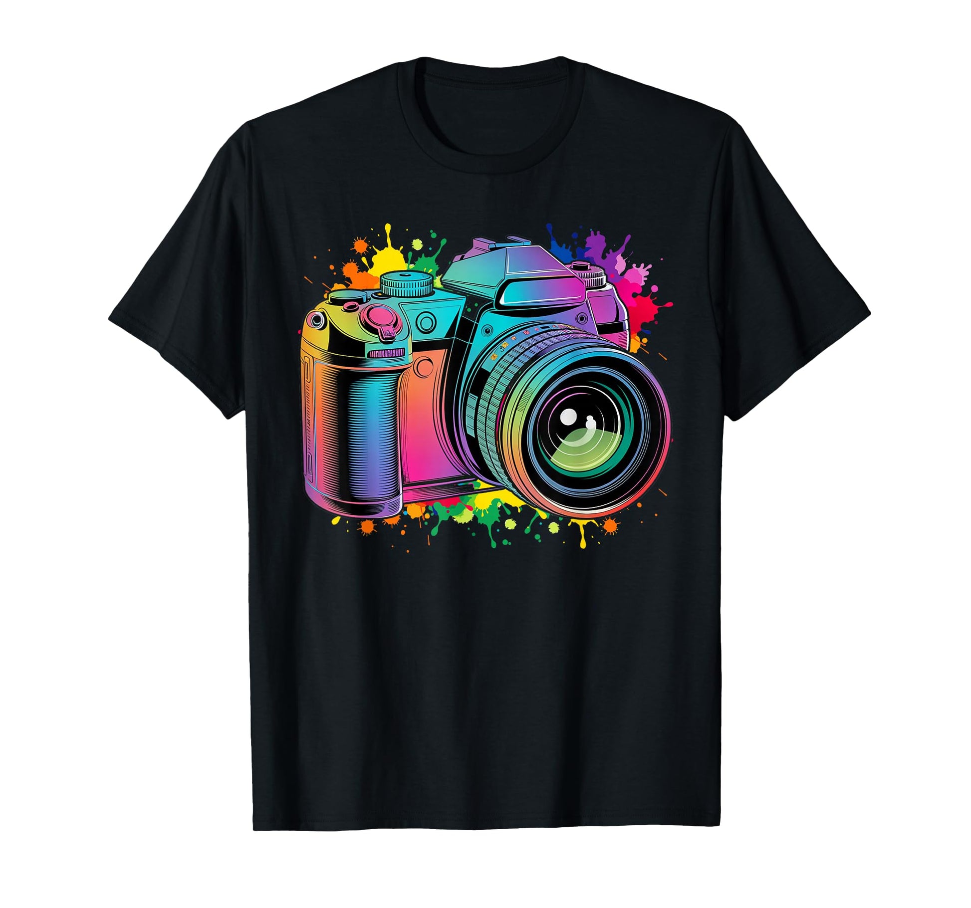 Photographer Camera Photography T-Shirt - Custom Art Print Men Women - T-Shirt, Sweatshirt, Hoodie