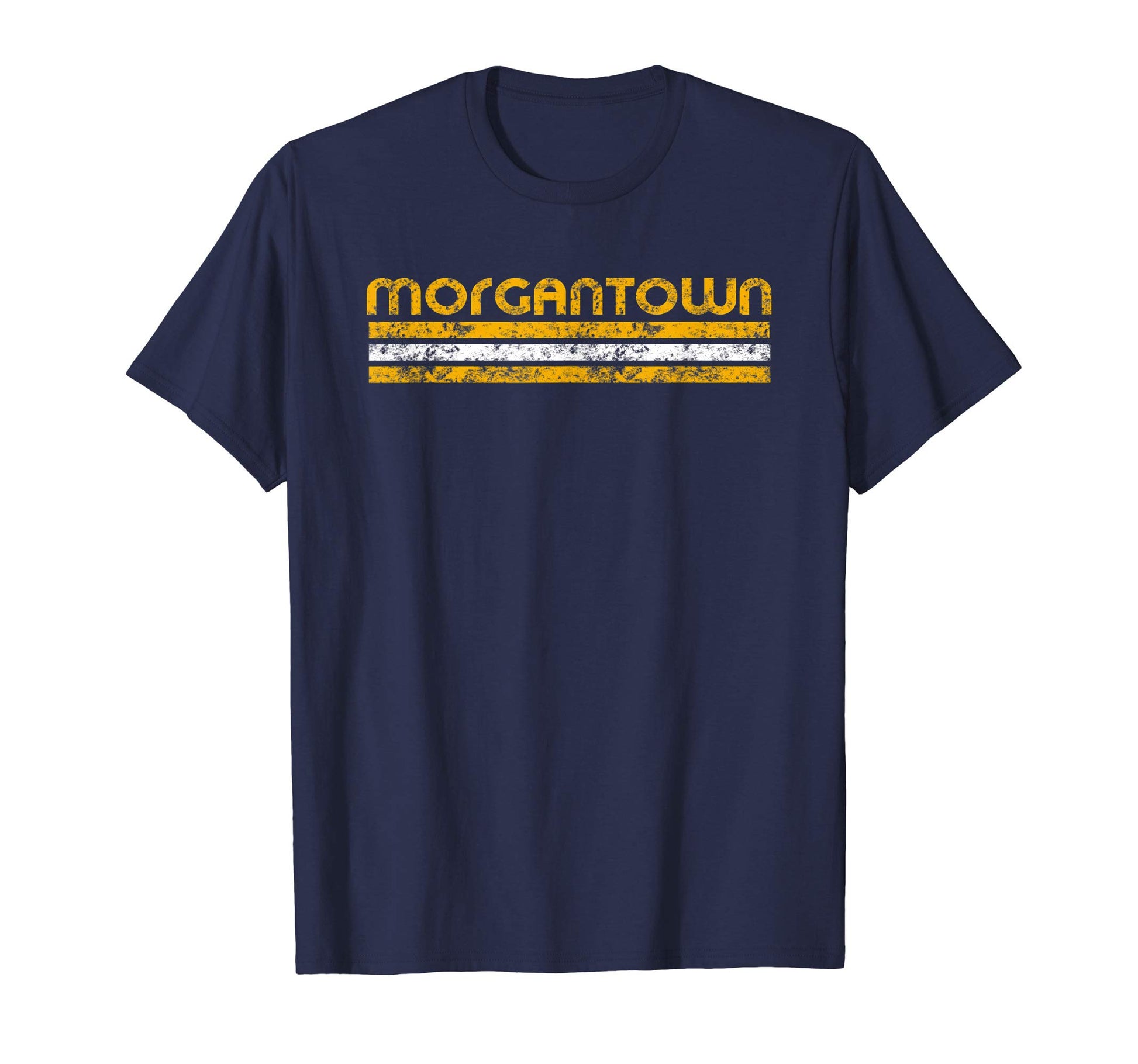 Morgantown West Virginia Throwback T-Shirt - Novelty Apparel Men Women - T-Shirt, Sweatshirt, Hoodie
