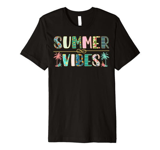 Boho Summer Vibes Beach T-Shirt - Casual Everyday Wear Men Women - T-Shirt, Sweatshirt, Hoodie