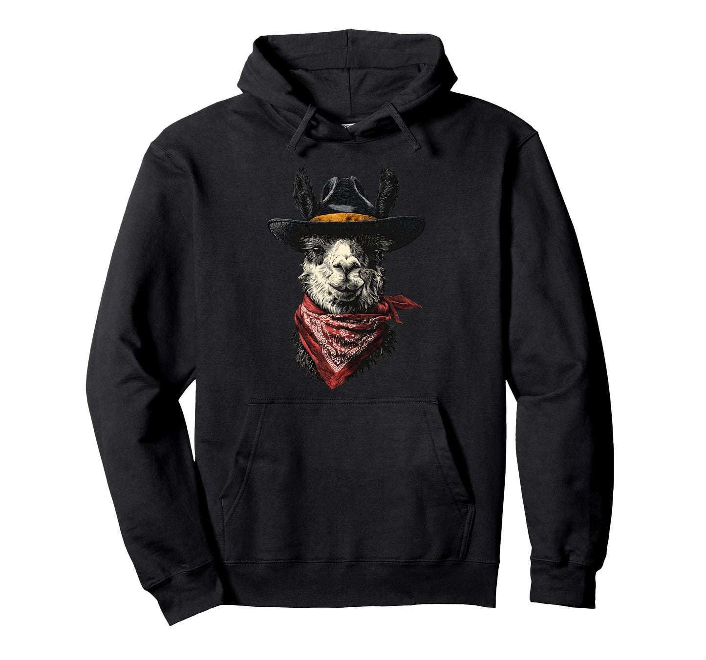 Country Cowboy Llama Rodeo Cowgirl Hoodie - Streetwear Style Unisex - T-Shirt, Sweatshirt, Hoodie