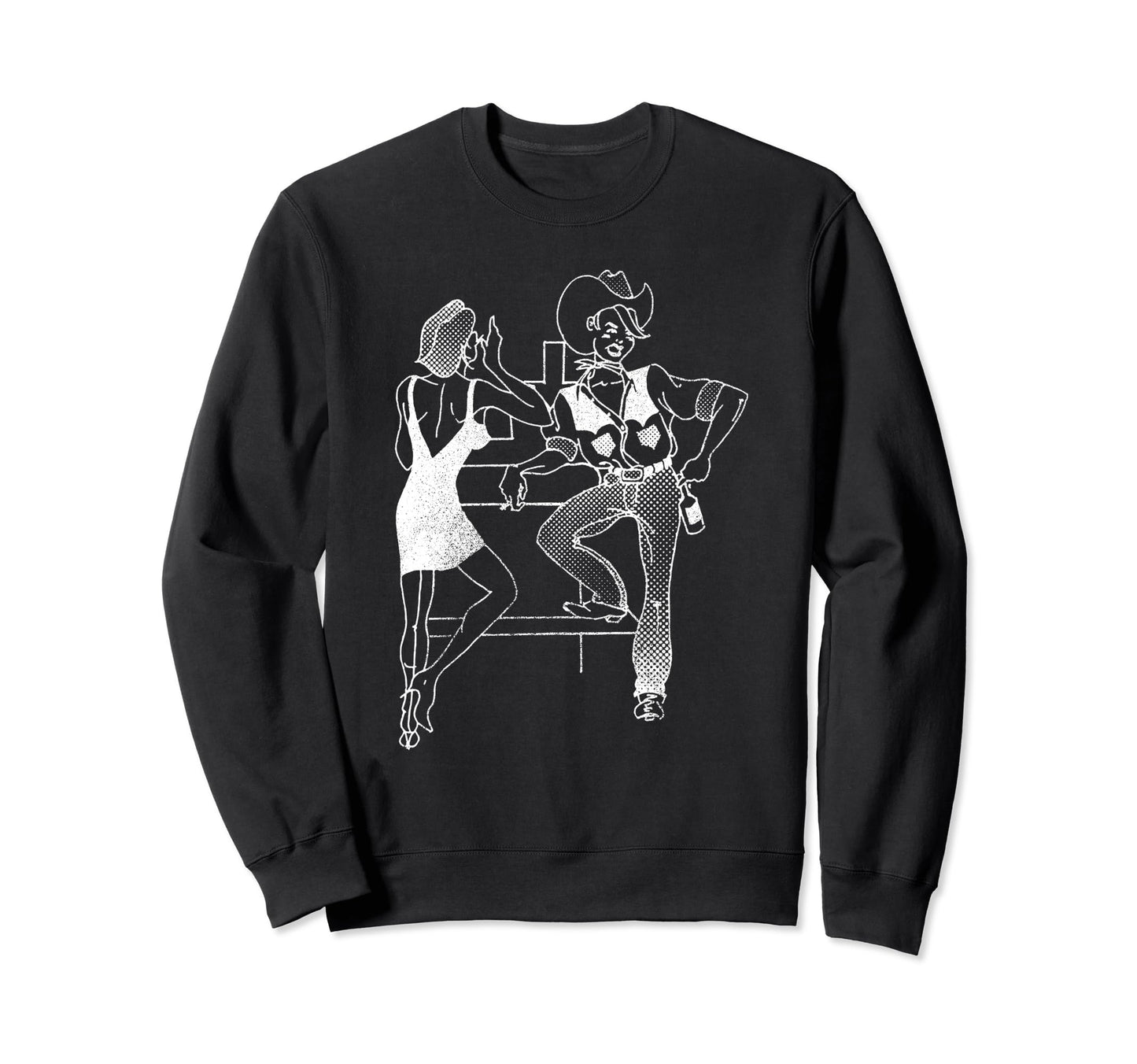 I Love Hot Cowboys Gay Cowgirl Sweatshirt - Fun Novelty Design Unisex - T-Shirt, Sweatshirt, Hoodie