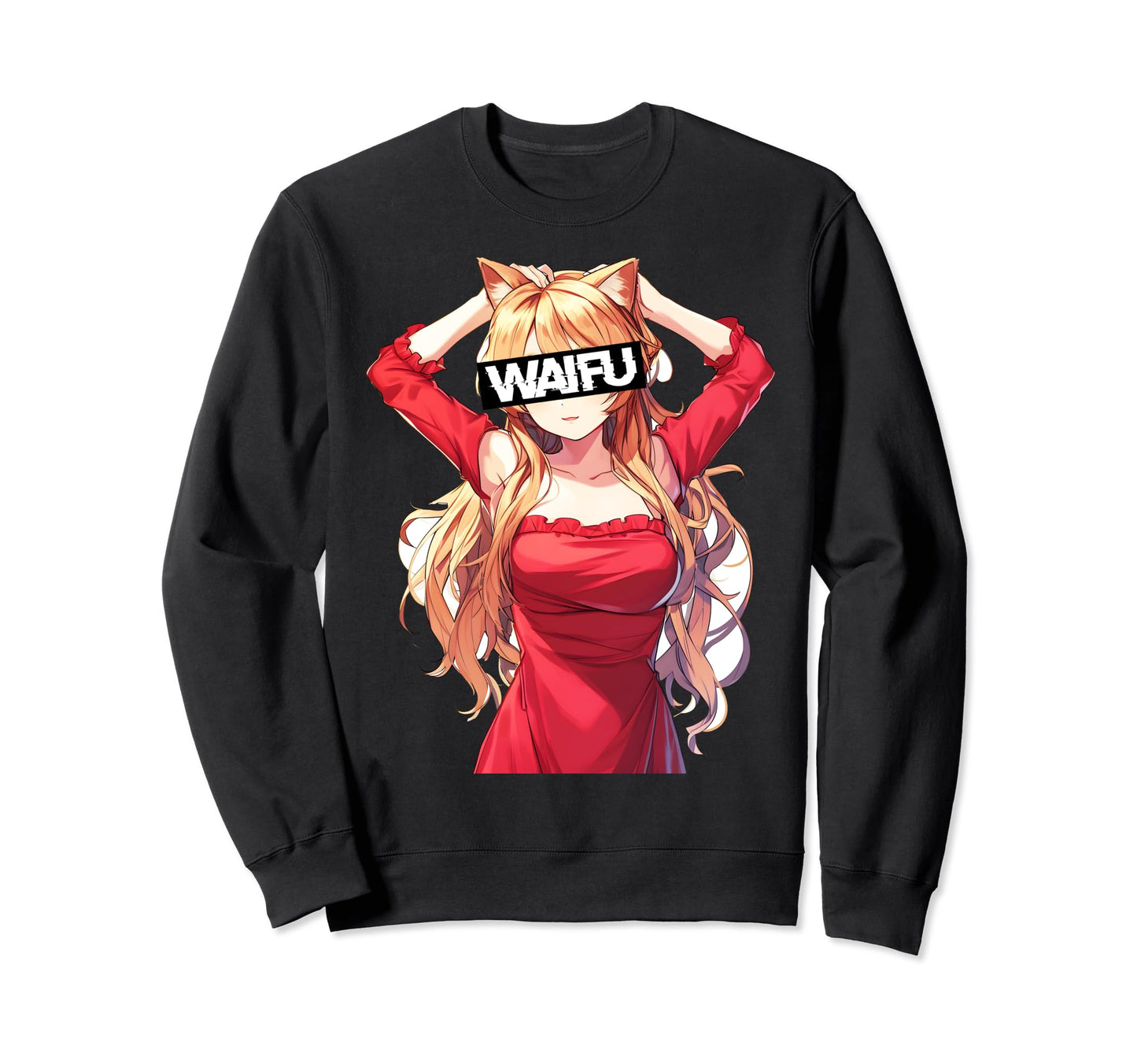 Japanese Aesthetic Waifu Anime Otaku Sweatshirt - Trendy Graphic Men Women - T-Shirt, Sweatshirt, Hoodie