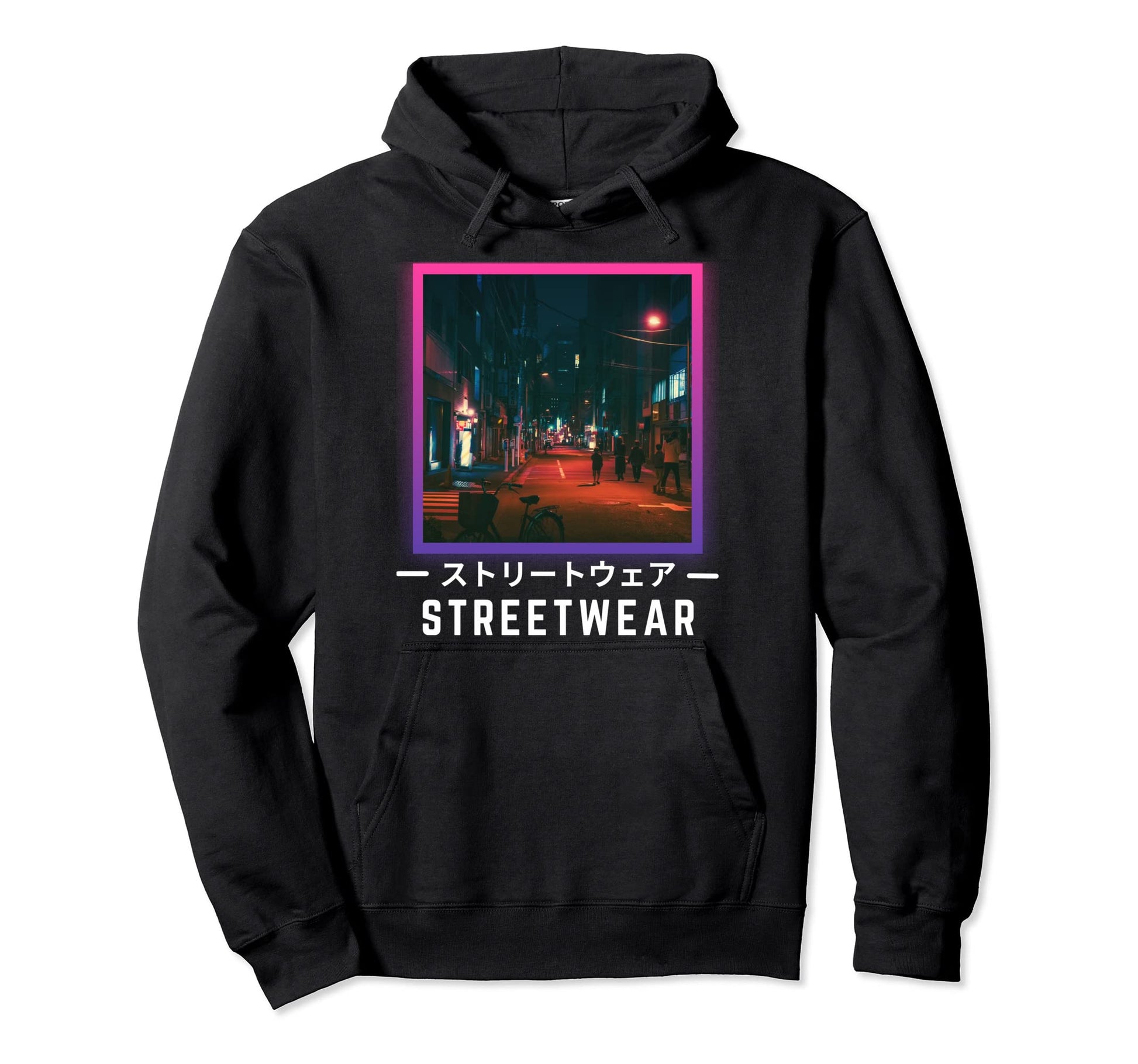Aesthetic Vaporwave Sunset Japanese Hoodie - Unique Graphic Unisex - T-Shirt, Sweatshirt, Hoodie