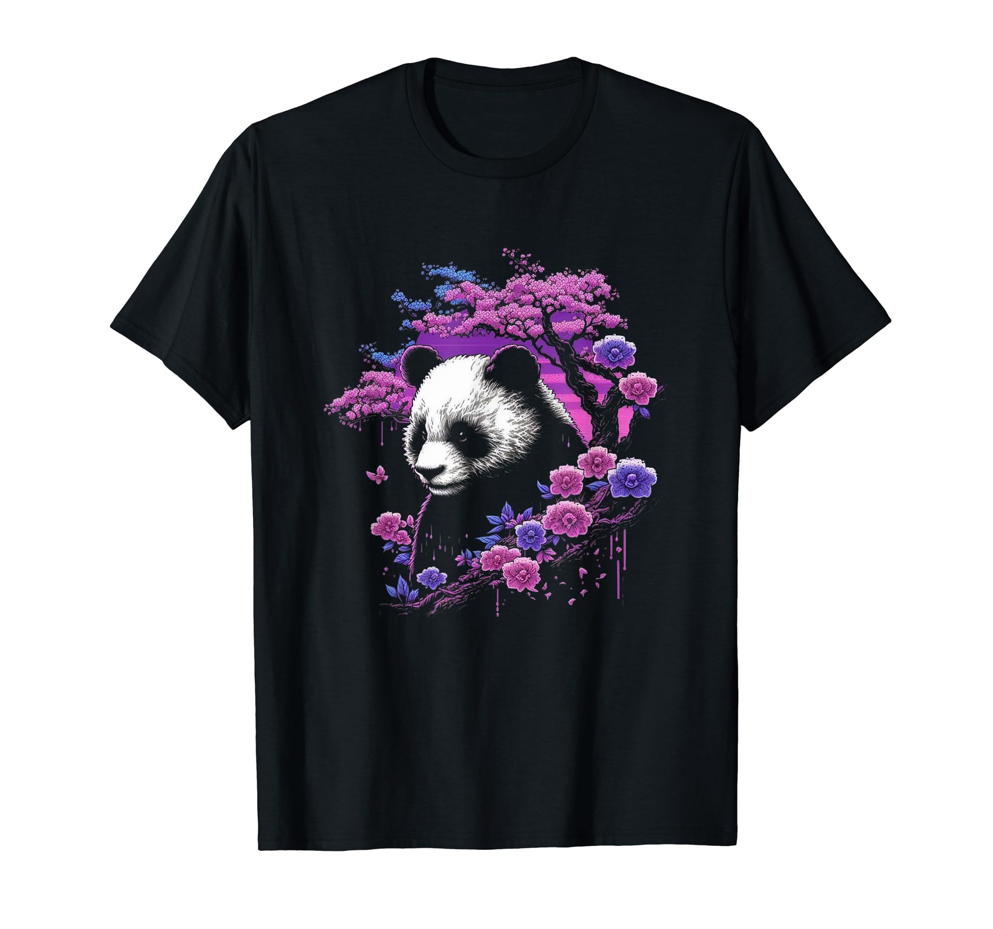 90S Japanese Vaporwave Panda T-Shirt - Casual Everyday Wear for Adults - T-Shirt, Sweatshirt, Hoodie