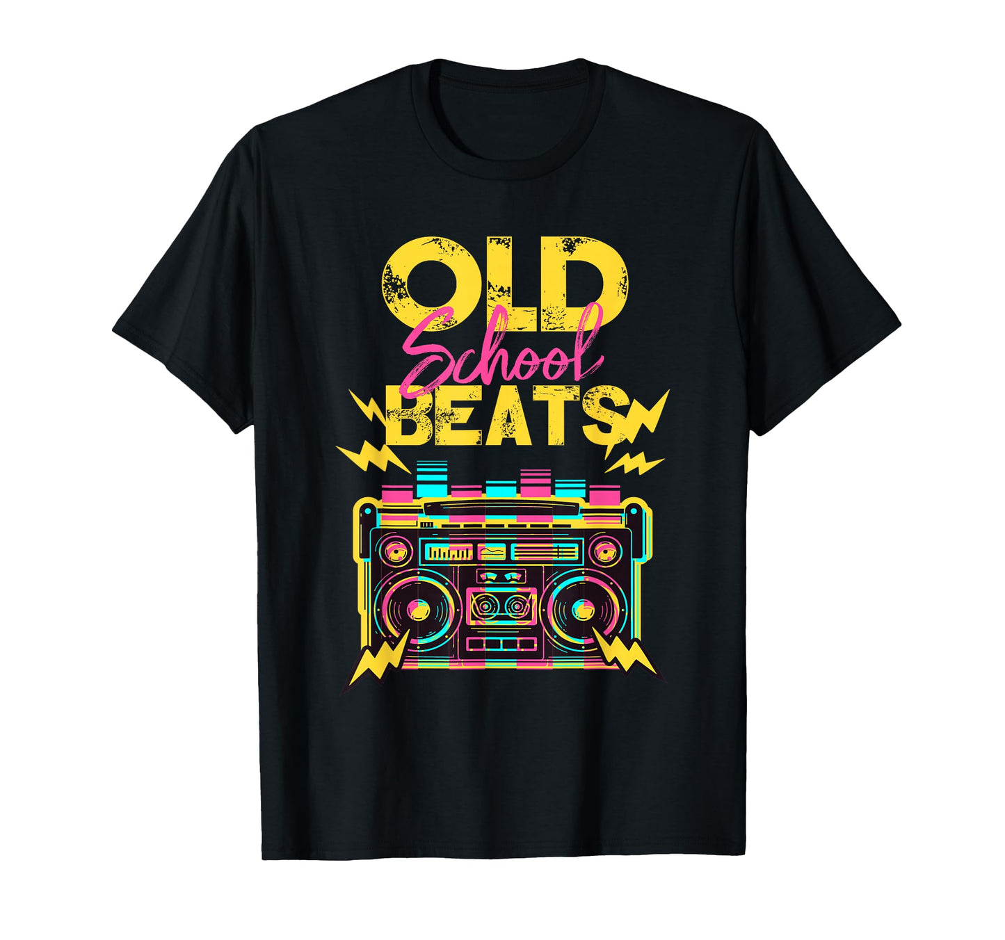 Ghetto Blaster Boombox 80S Hip Hop T-Shirt - Custom Art Print Men Women - T-Shirt, Sweatshirt, Hoodie