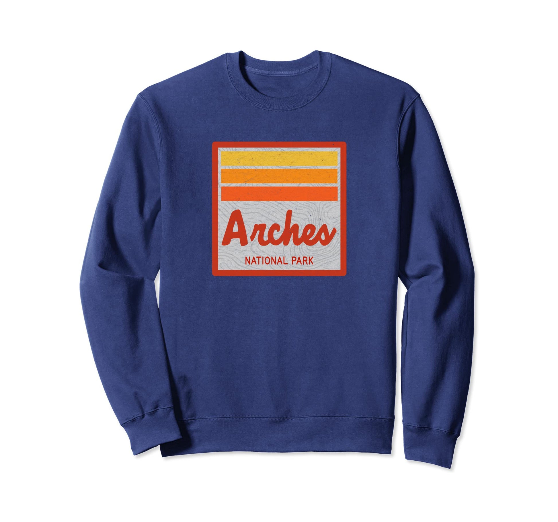 Arches National Park Stripes Sweatshirt - Streetwear Style Unisex - T-Shirt, Sweatshirt, Hoodie
