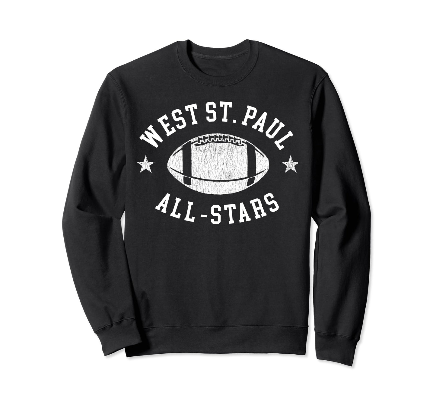 West St Paul All Stars Football 80S Sweatshirt - Trendy Graphic Men Women - T-Shirt, Sweatshirt, Hoodie
