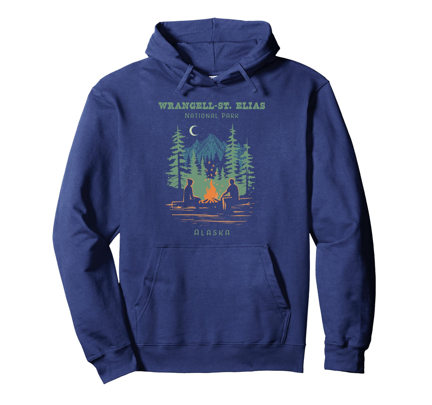 Wrangell St Elias National Park Alaska Hoodie - Novelty Apparel for Adults - T-Shirt, Sweatshirt, Hoodie