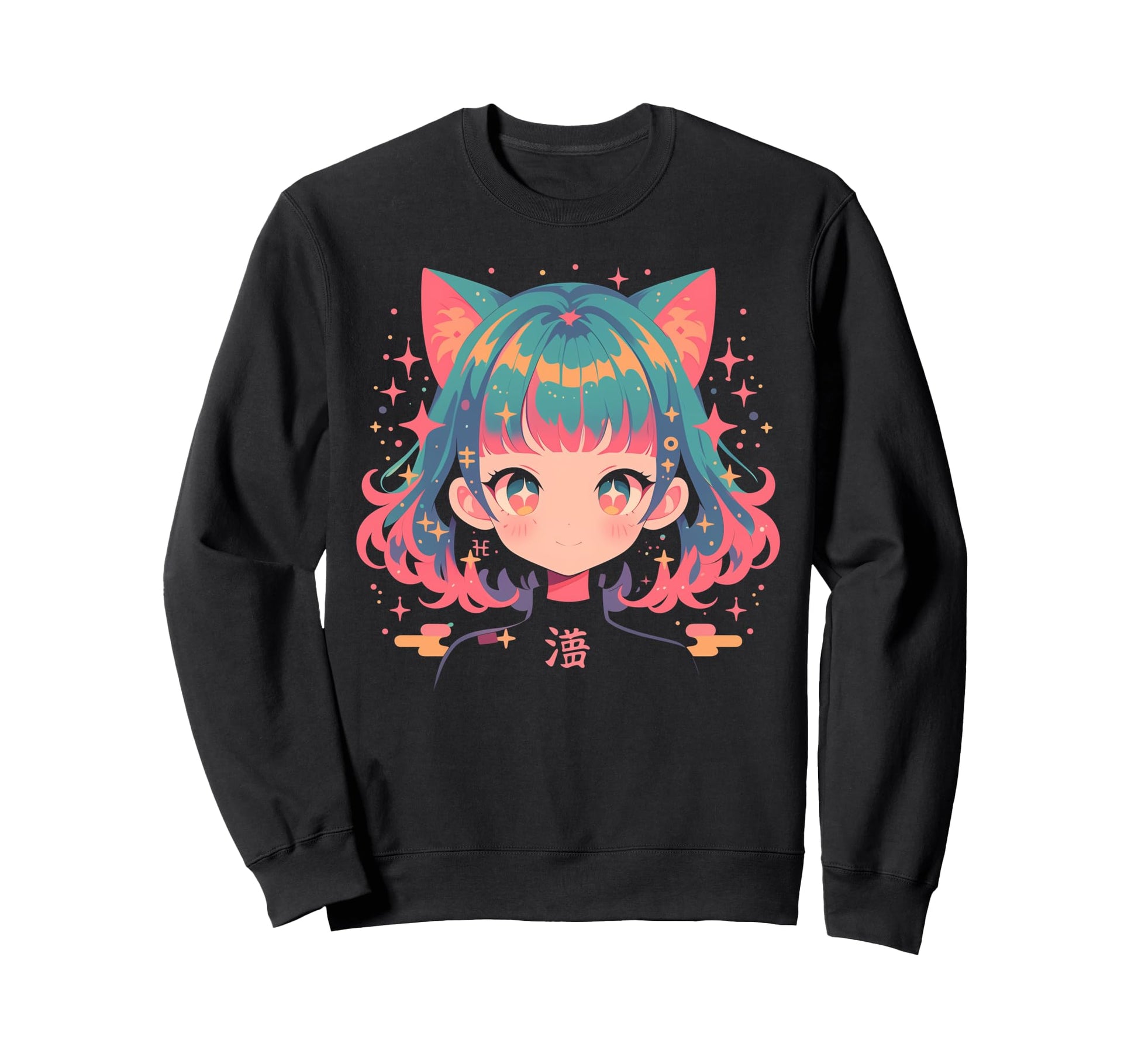Goth Grunge Demon Anime Waifu Sweatshirt - Minimalist Print Men Women - T-Shirt, Sweatshirt, Hoodie