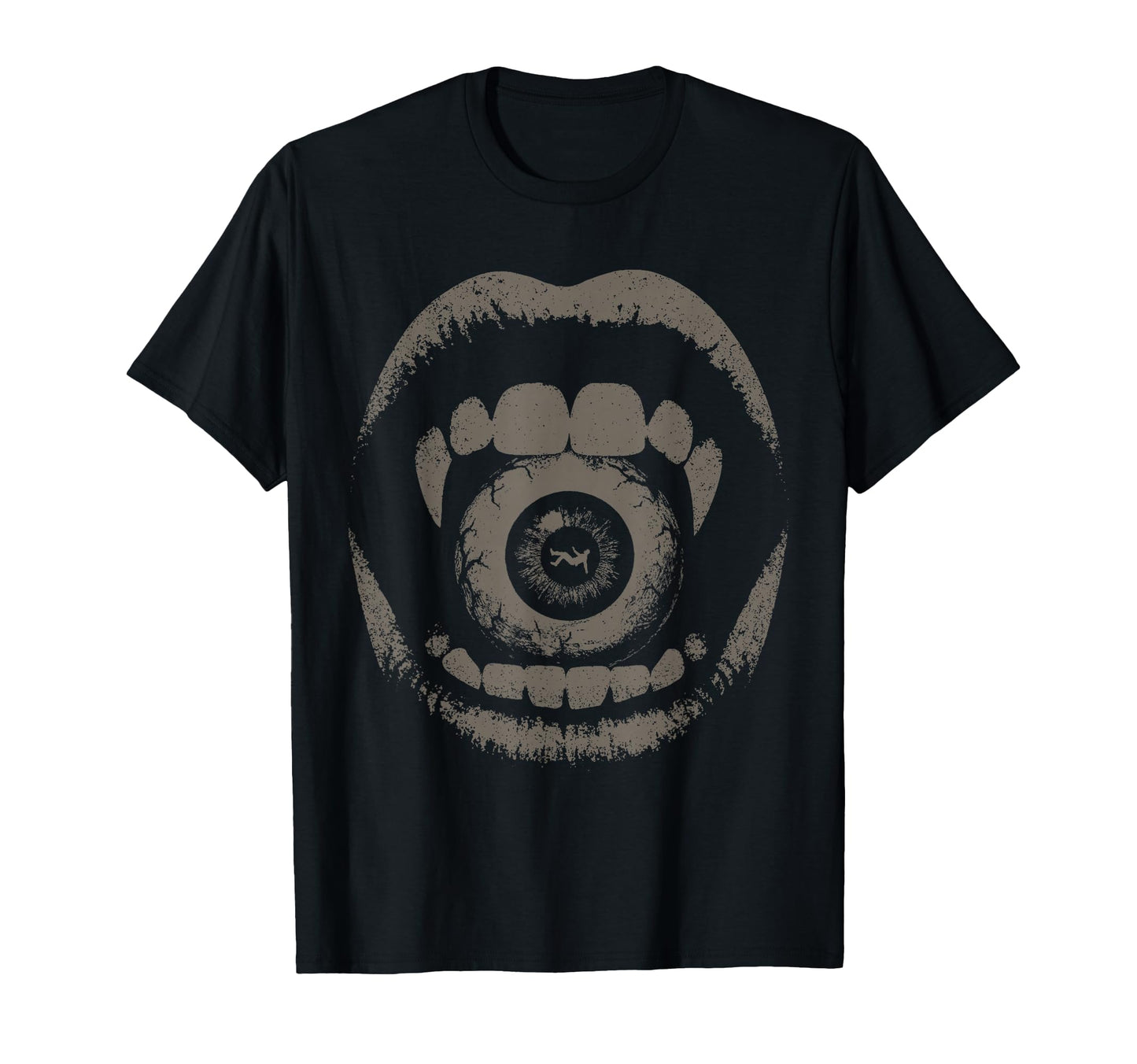 Vampire Fangs Eyeball Grunge Goth T-Shirt - Streetwear Style Men Women - T-Shirt, Sweatshirt, Hoodie