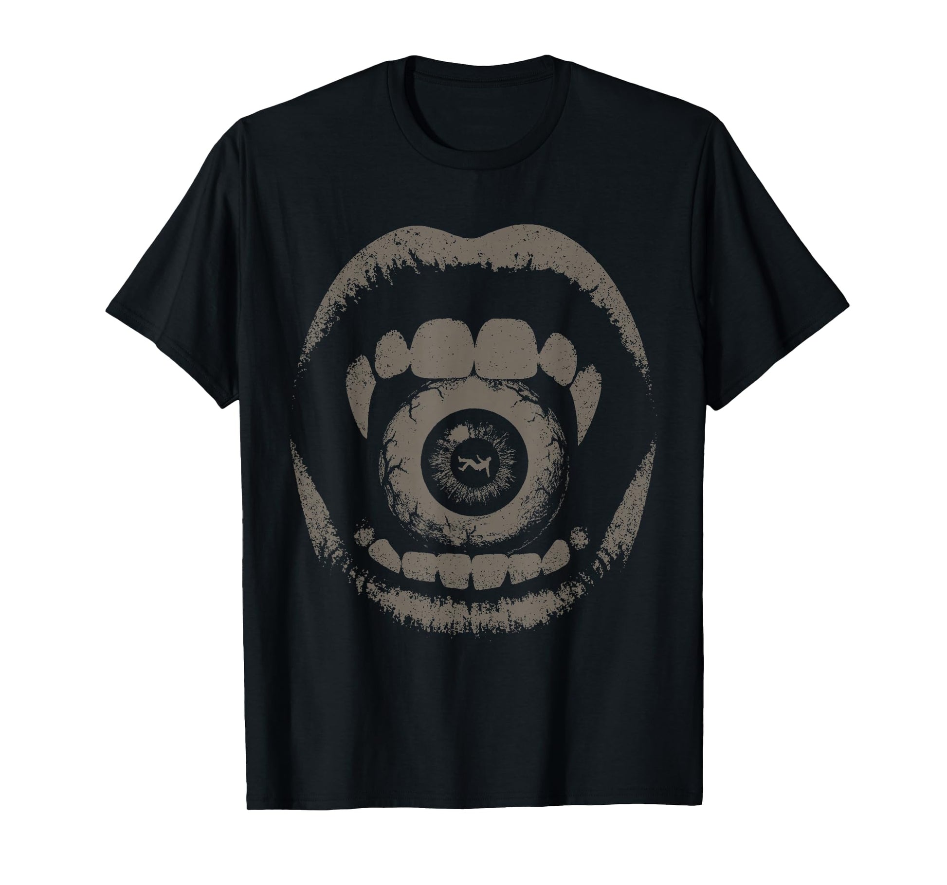 Vampire Fangs Eyeball Grunge Goth T-Shirt - Streetwear Style Men Women - T-Shirt, Sweatshirt, Hoodie