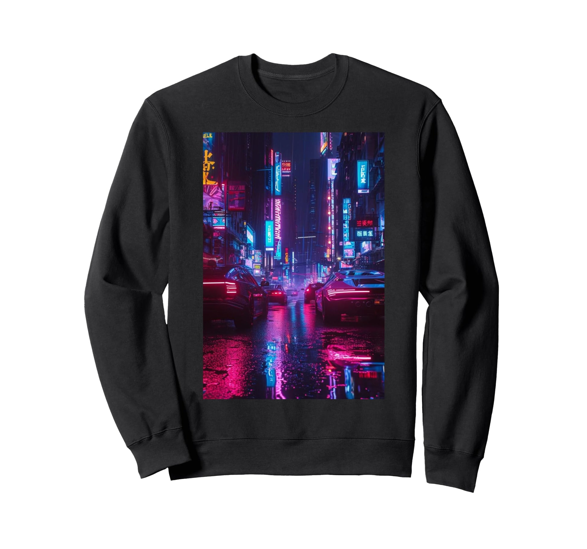 Aesthetic Vaporwave Japan 80S Sweatshirt - Fun Novelty Design for Adults - T-Shirt, Sweatshirt, Hoodie