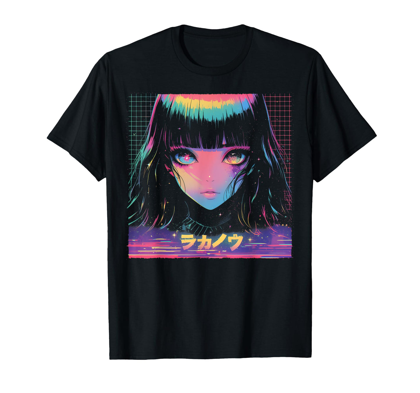 Goth Grunge Demon Anime Waifu T-Shirt - Aesthetic Graphic for Adults - T-Shirt, Sweatshirt, Hoodie
